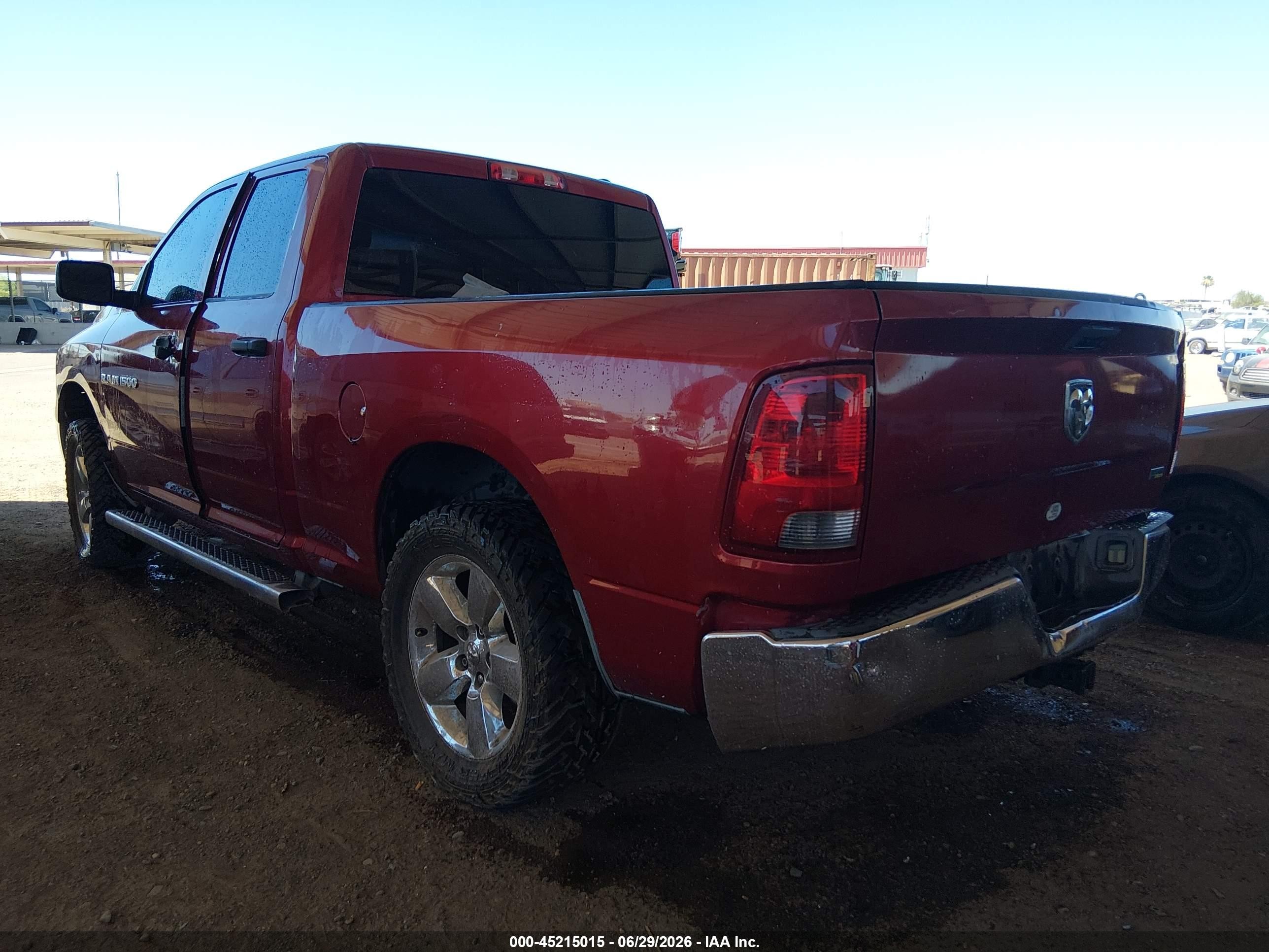 2011 Ram Ram 1500 St Burgundy vin: 1D7RB1GP4BS615481