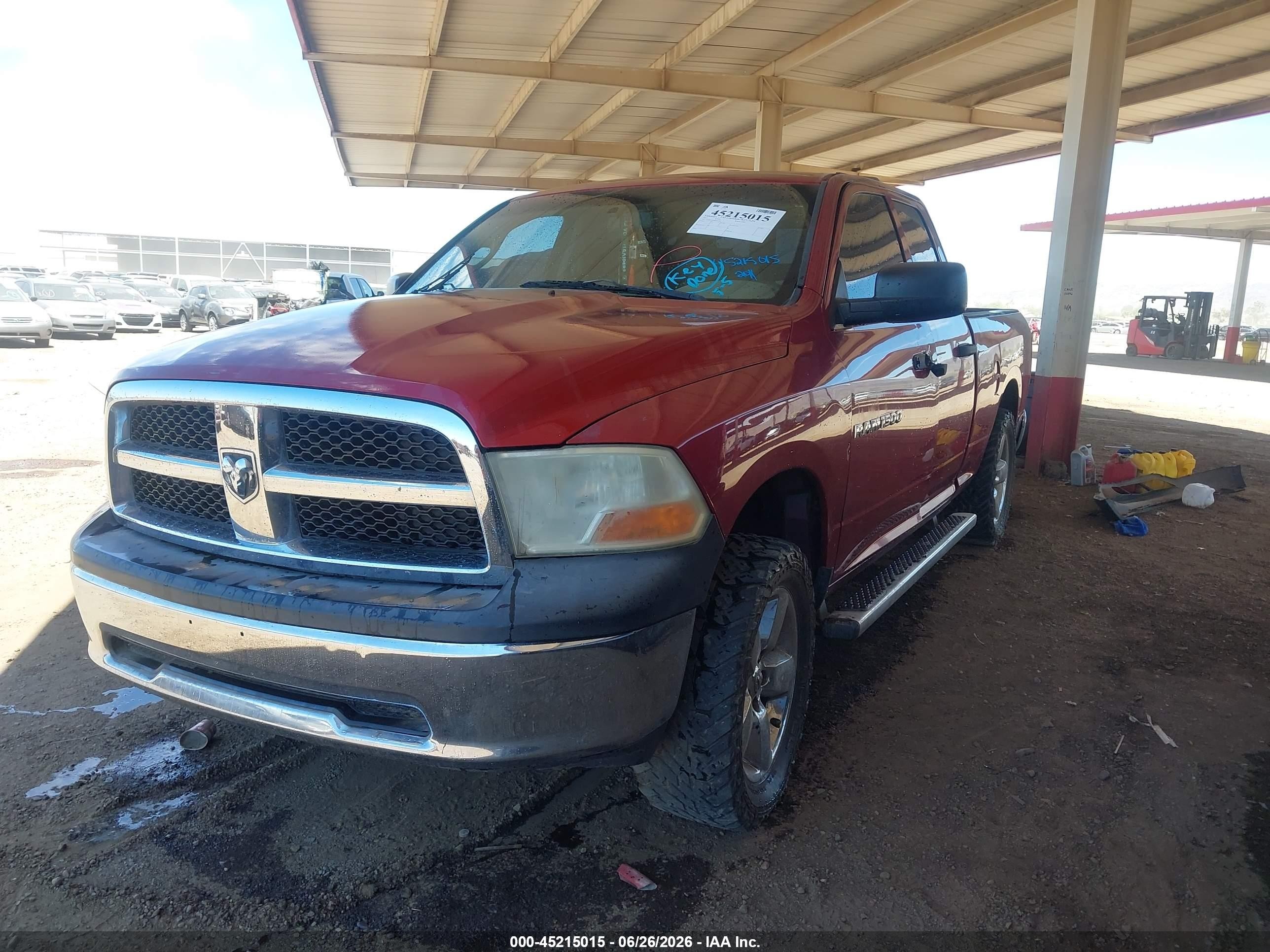 2011 Ram Ram 1500 St Burgundy vin: 1D7RB1GP4BS615481