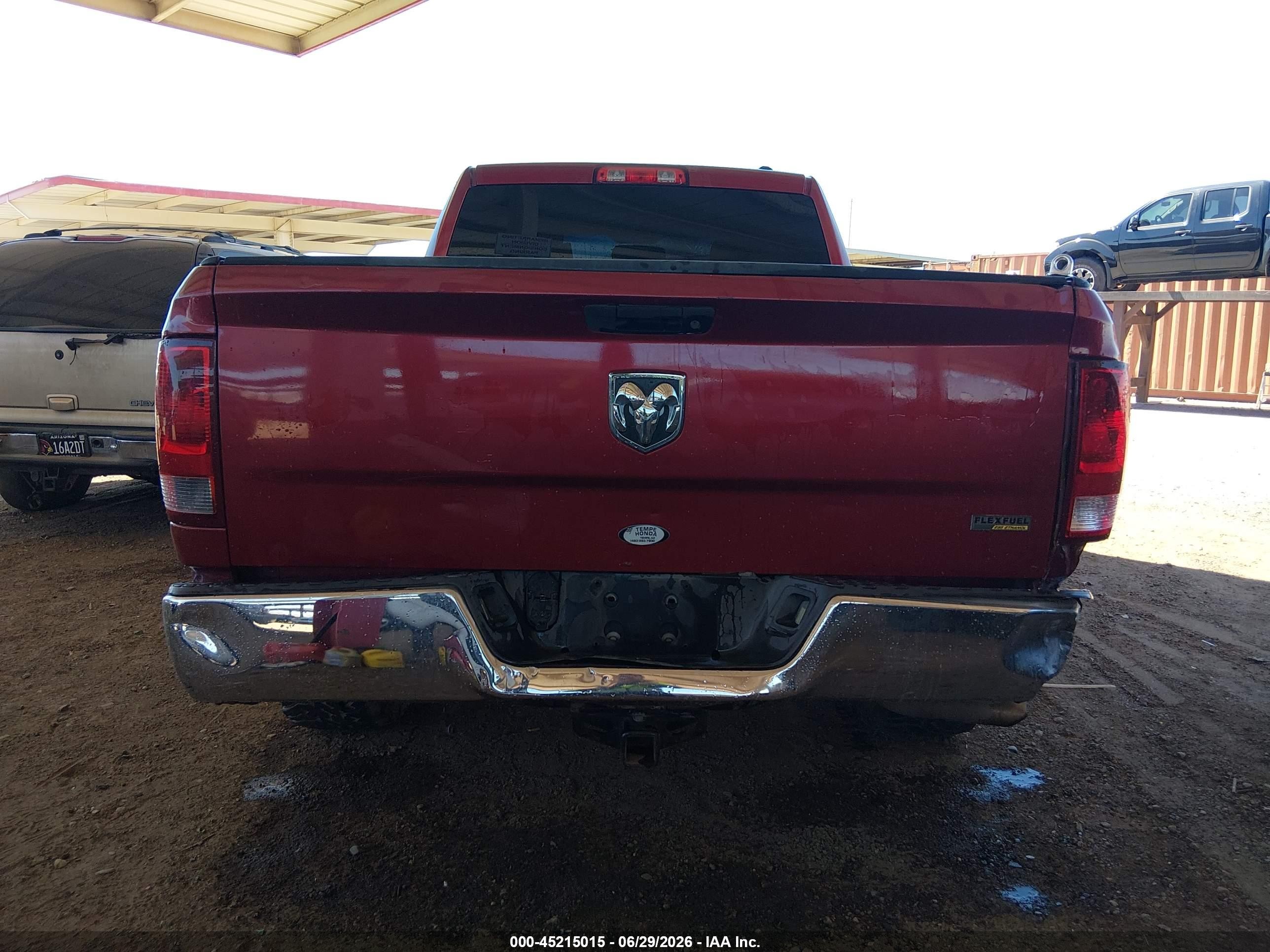 2011 Ram Ram 1500 St Burgundy vin: 1D7RB1GP4BS615481