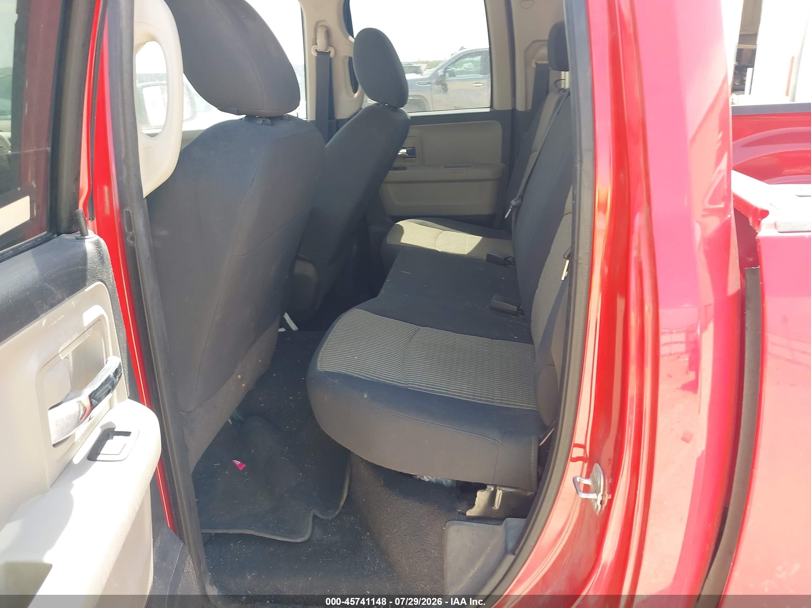 2010 Dodge Ram 1500 Slt/sport/trx Red vin: 1D7RB1GP5AS134377