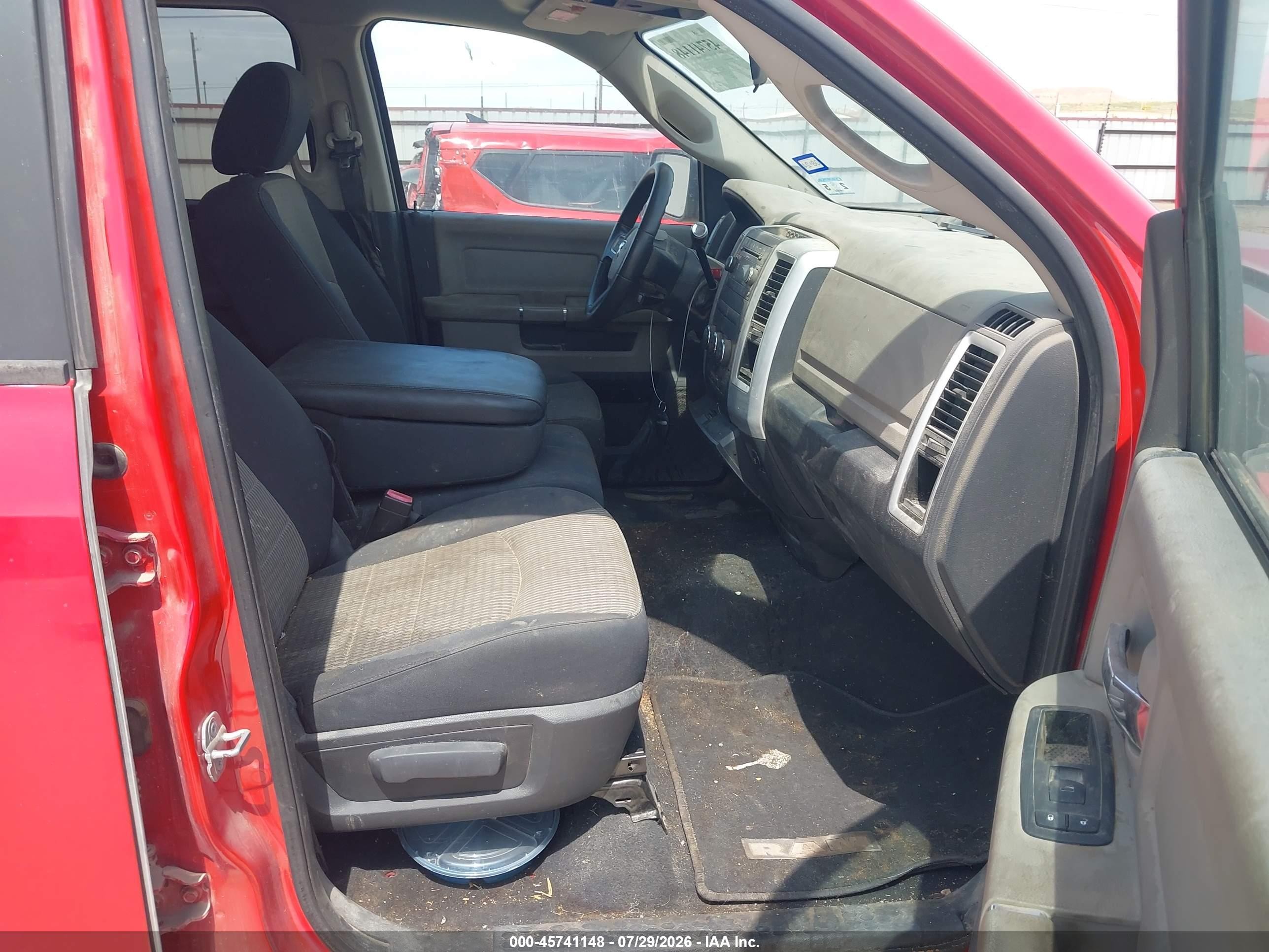 2010 Dodge Ram 1500 Slt/sport/trx Red vin: 1D7RB1GP5AS134377
