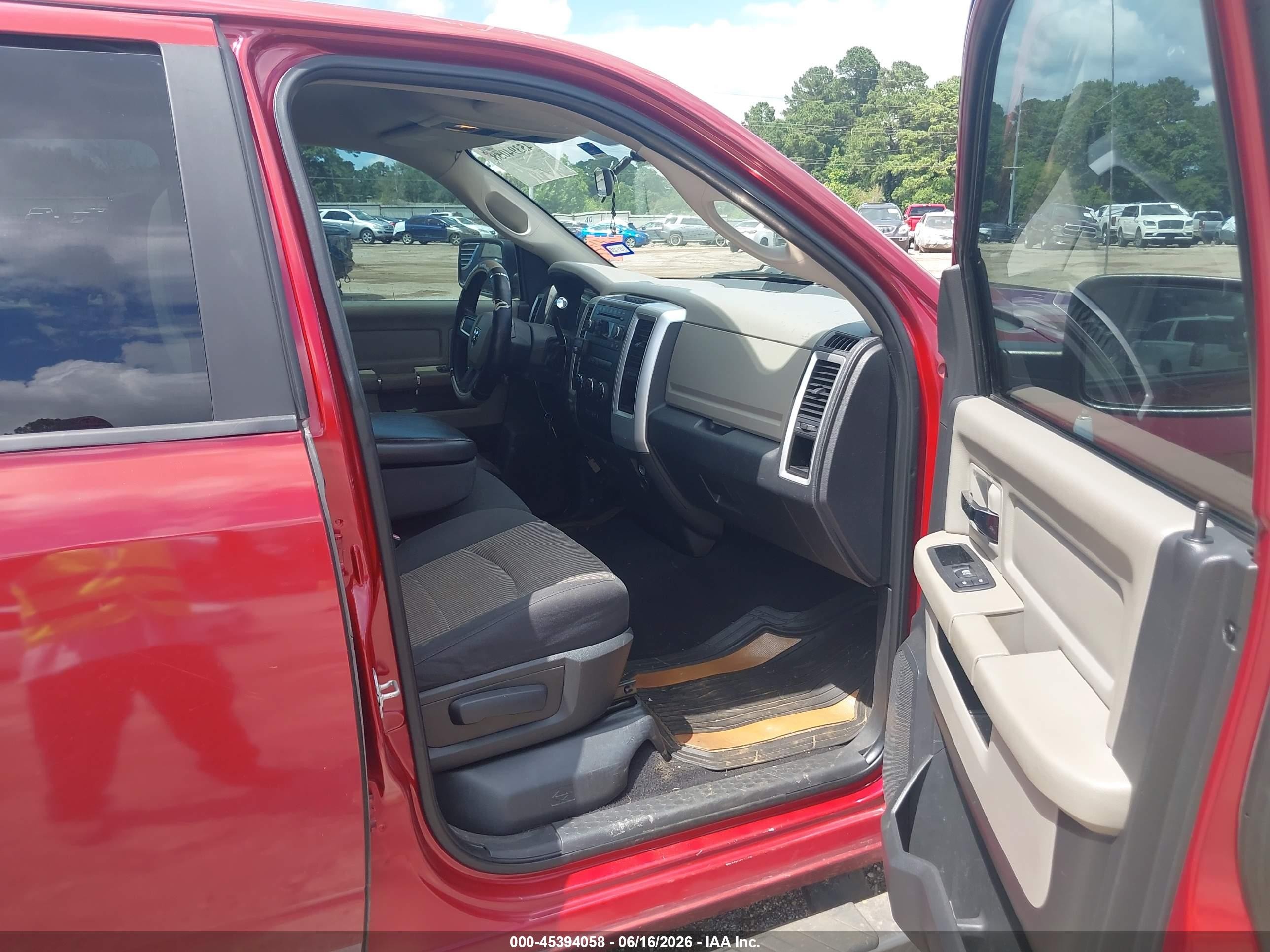 2010 Dodge Ram 1500 Slt/sport/trx Maroon vin: 1D7RB1GP5AS214584