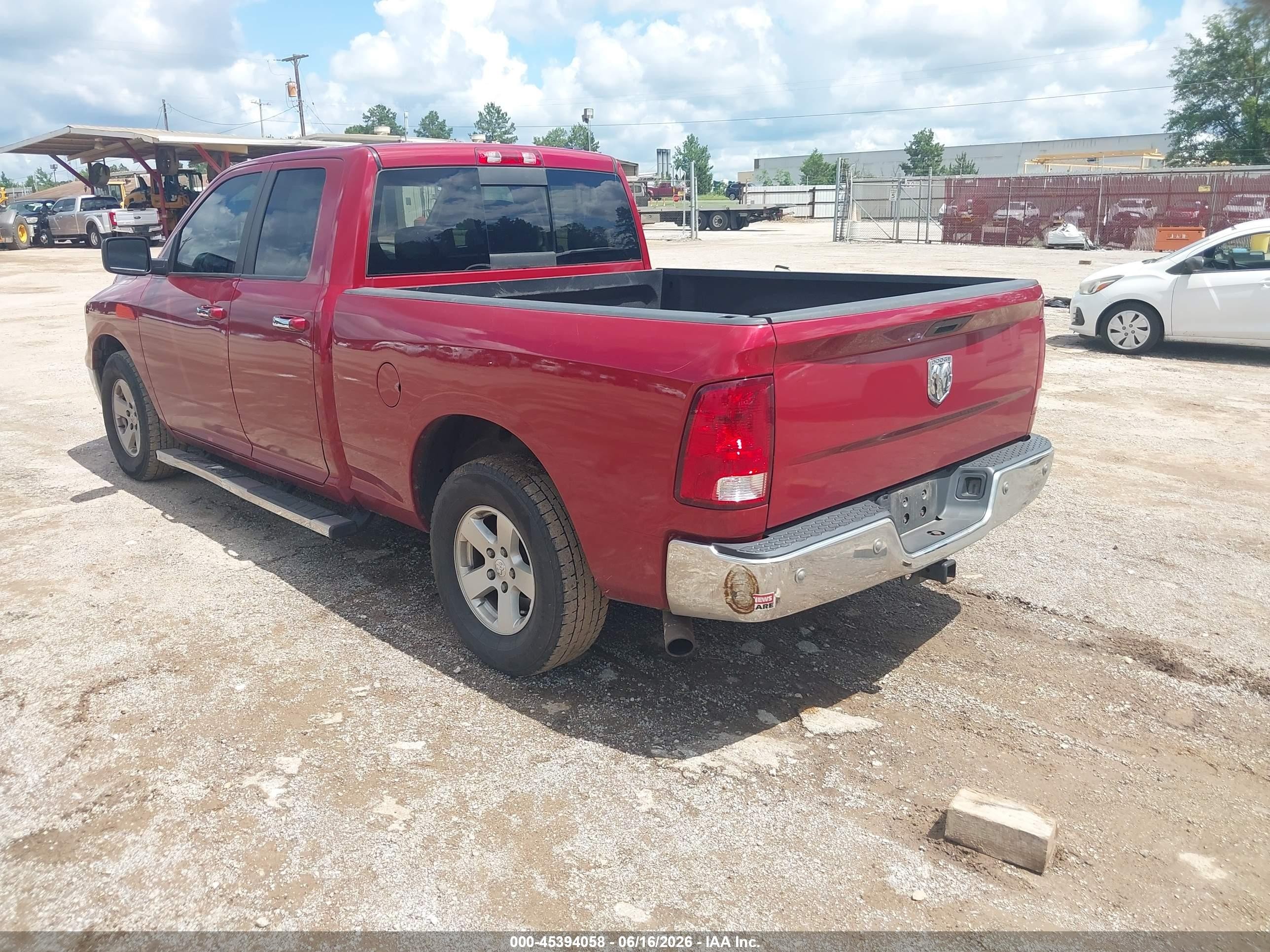2010 Dodge Ram 1500 Slt/sport/trx Maroon vin: 1D7RB1GP5AS214584