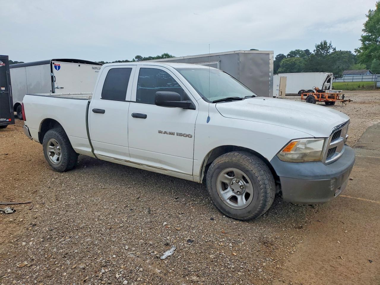 2011 Dodge Ram 1500 White vin: 1D7RB1GP5BS612458