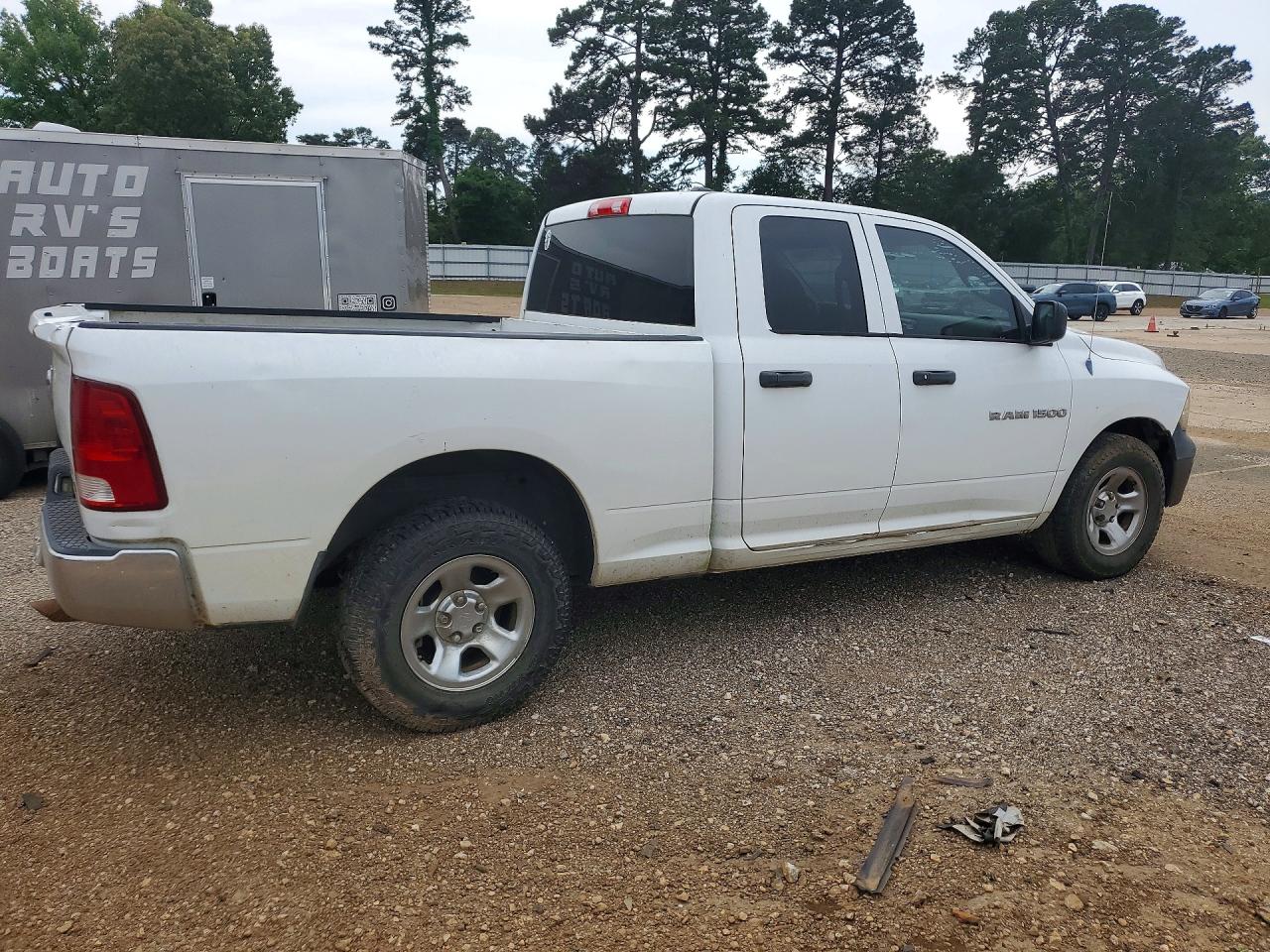 2011 Dodge Ram 1500 White vin: 1D7RB1GP5BS612458