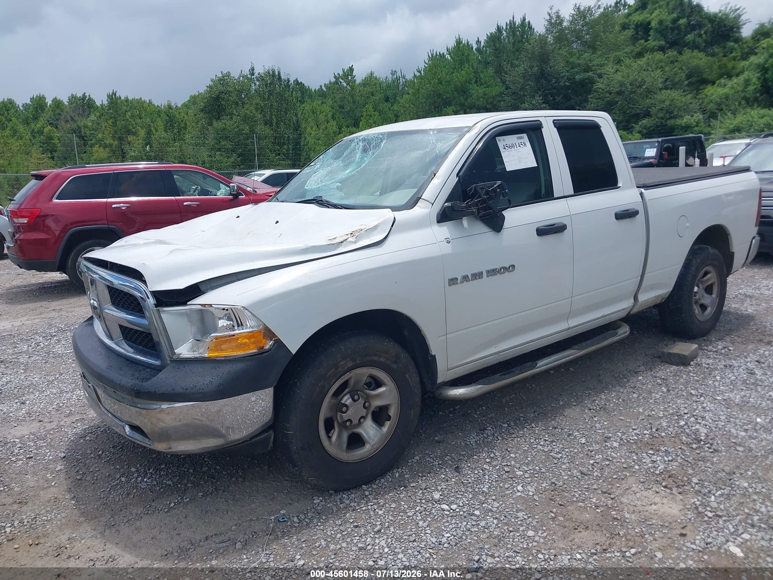 2011 Ram Ram 1500 St White vin: 1D7RB1GP5BS697141