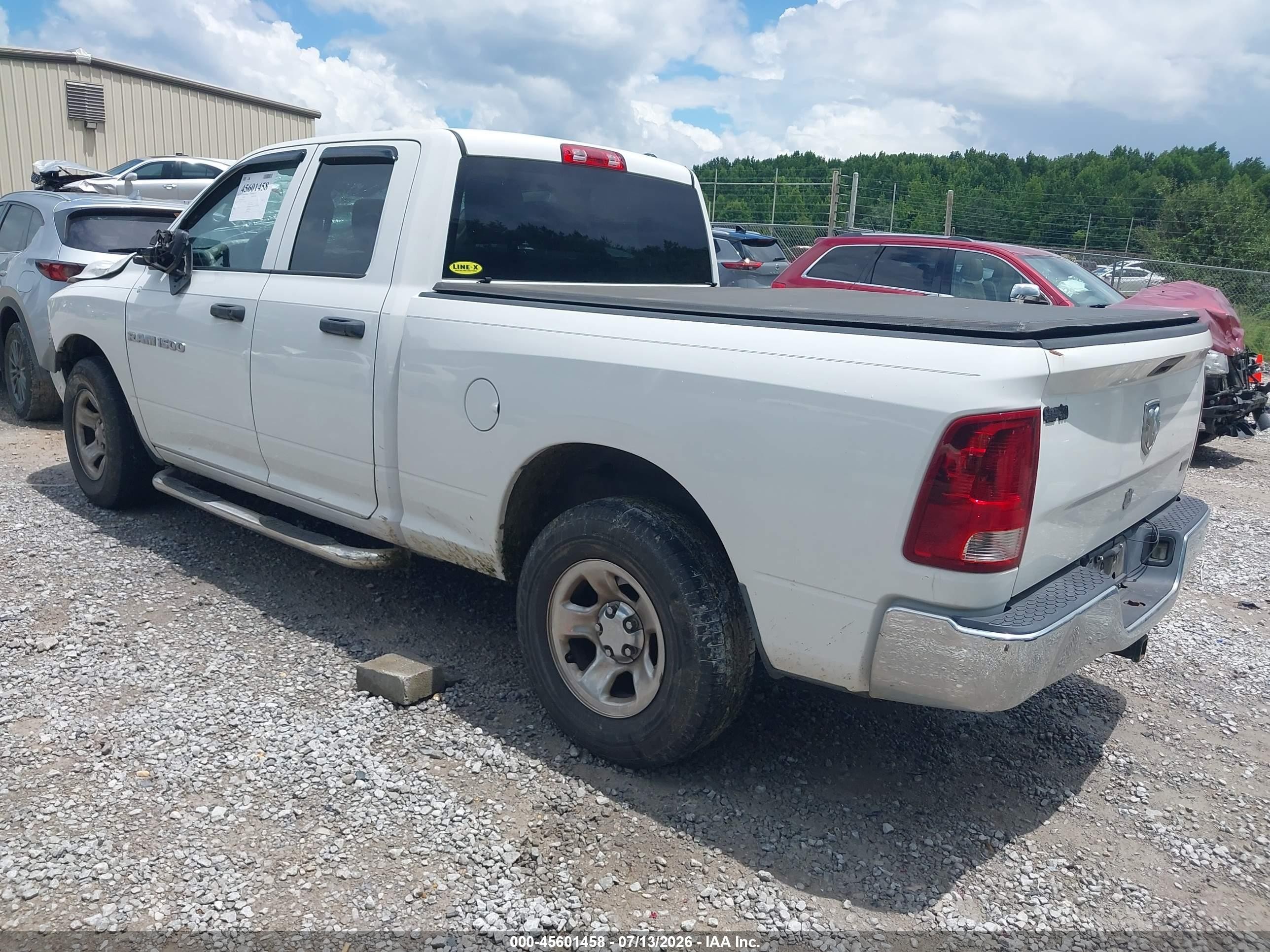 2011 Ram Ram 1500 St White vin: 1D7RB1GP5BS697141