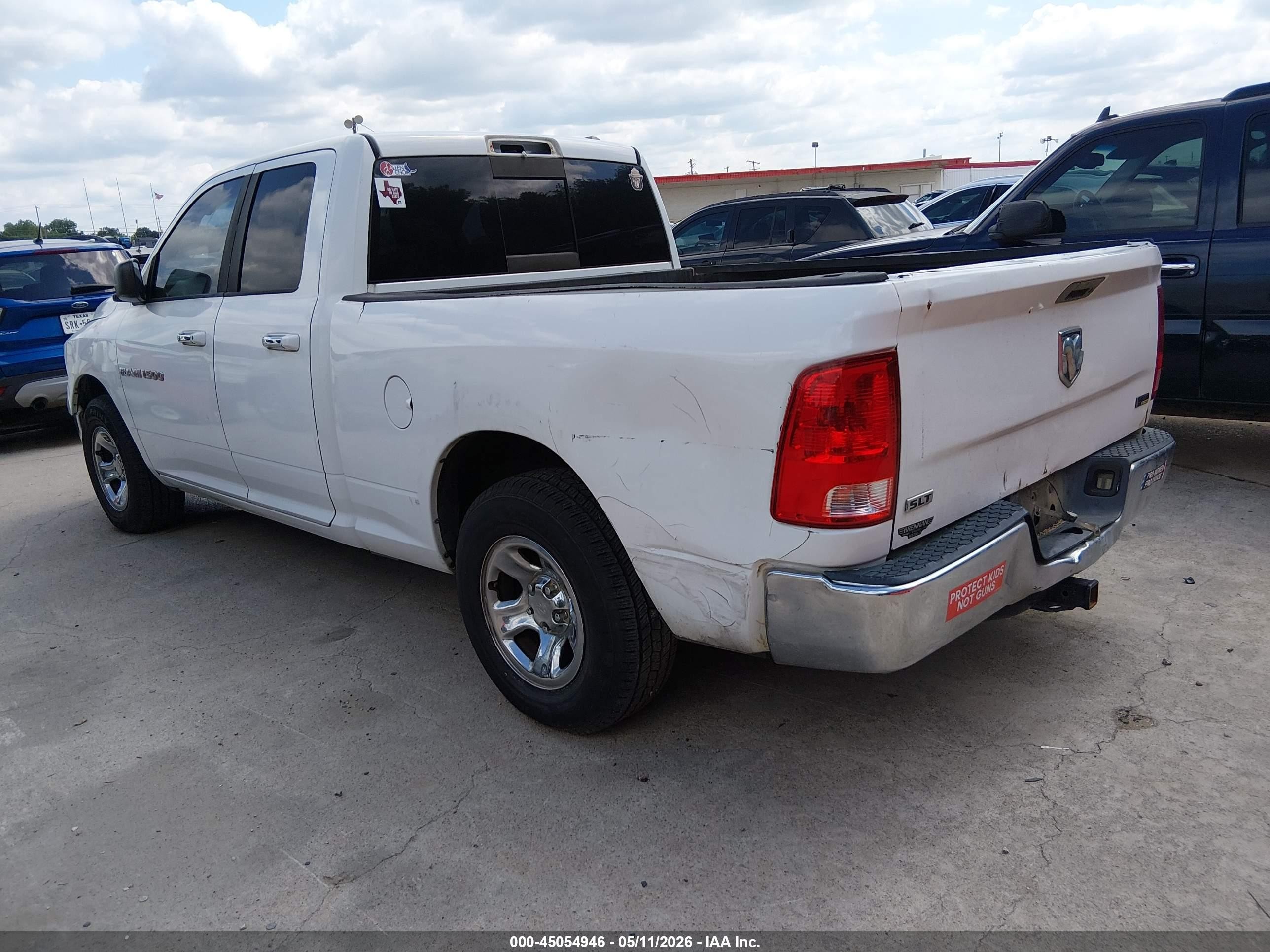 2011 Ram Ram 1500 Slt White vin: 1D7RB1GP6BS519867