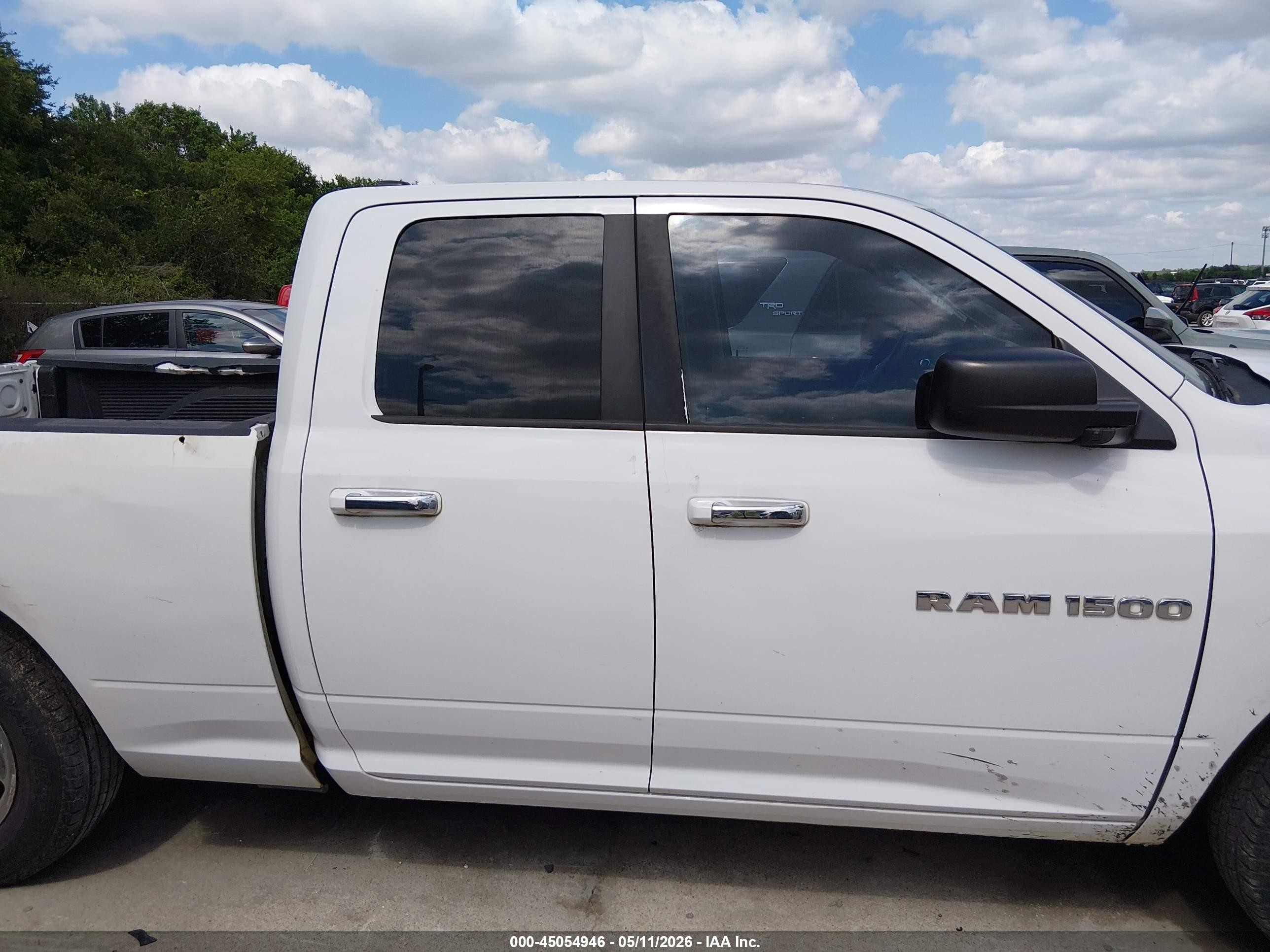 2011 Ram Ram 1500 Slt White vin: 1D7RB1GP6BS519867