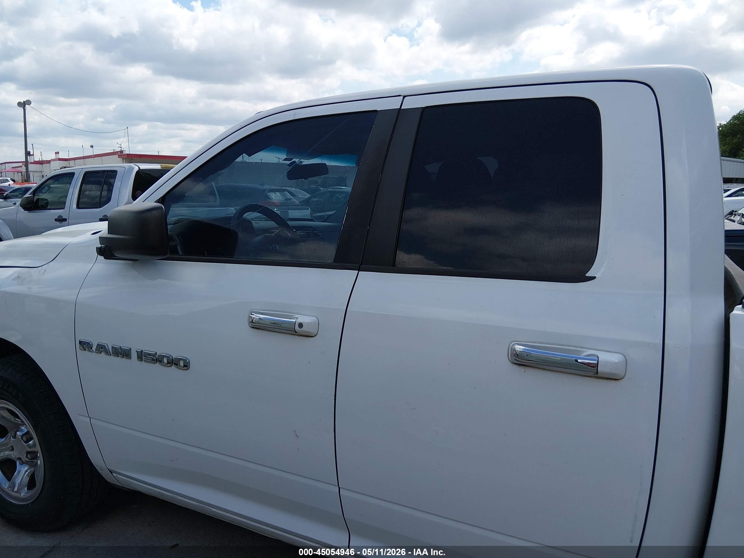 2011 Ram Ram 1500 Slt White vin: 1D7RB1GP6BS519867