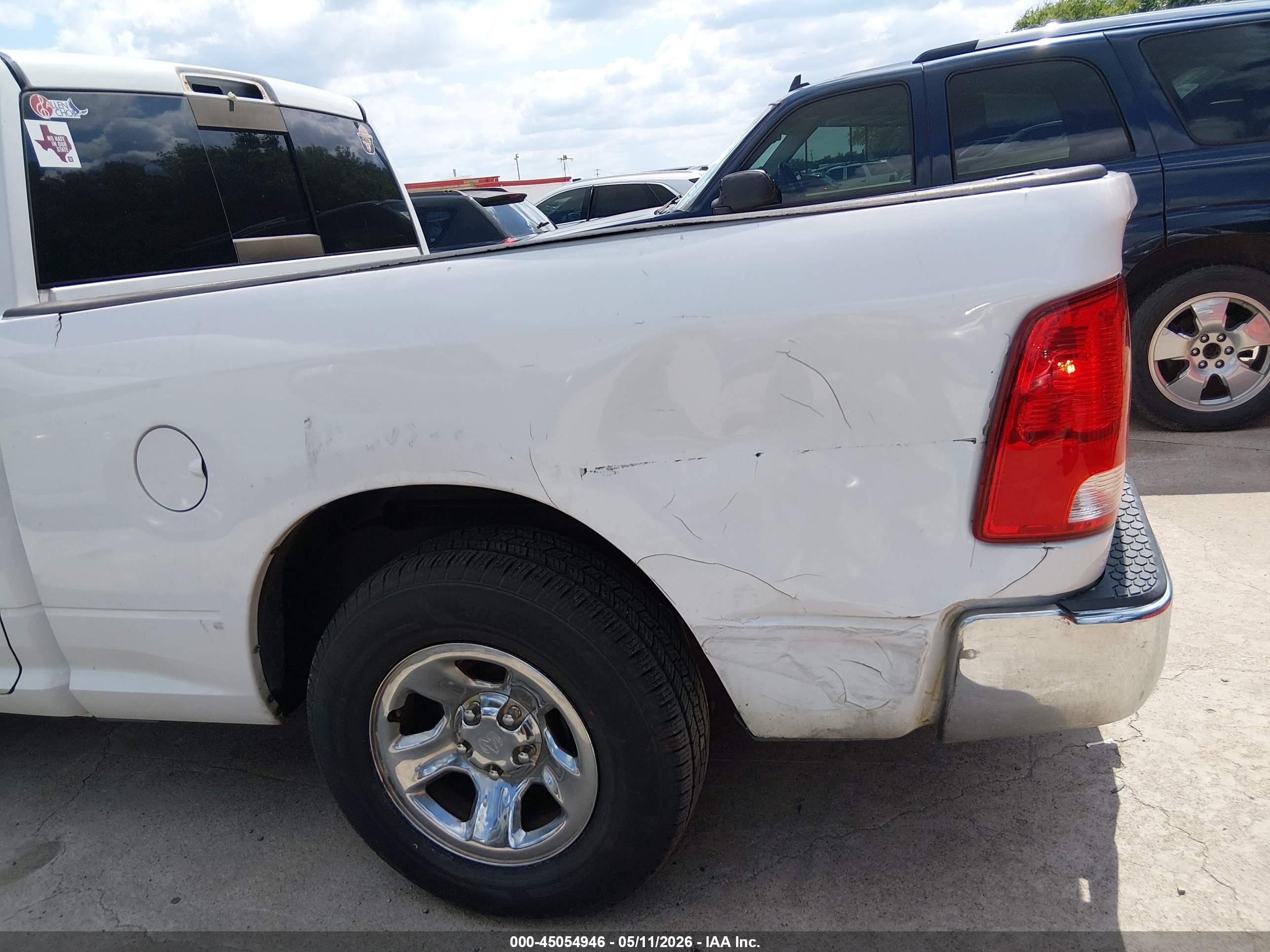 2011 Ram Ram 1500 Slt White vin: 1D7RB1GP6BS519867