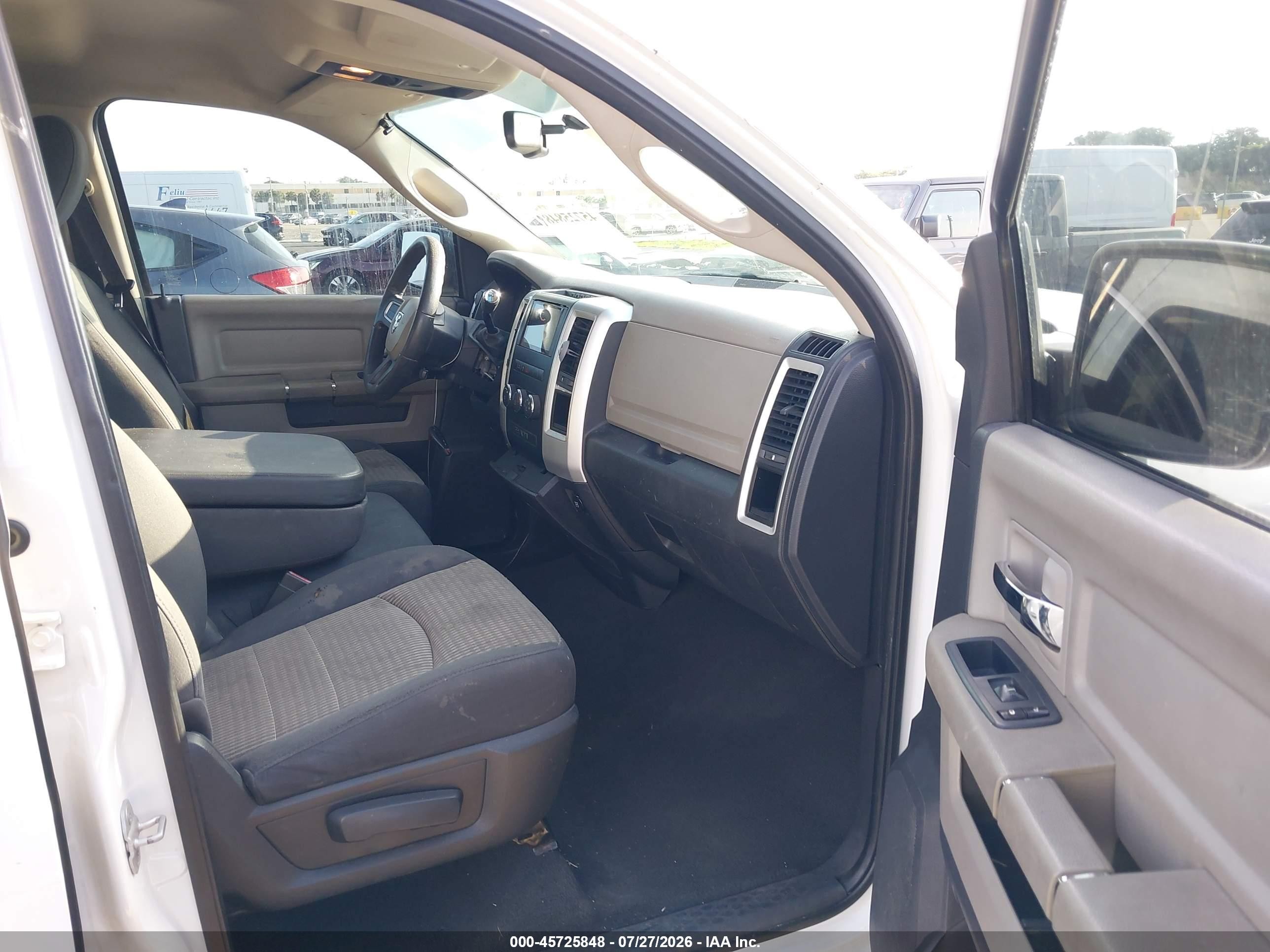 2011 Ram Ram 1500 Slt White vin: 1D7RB1GP6BS533302