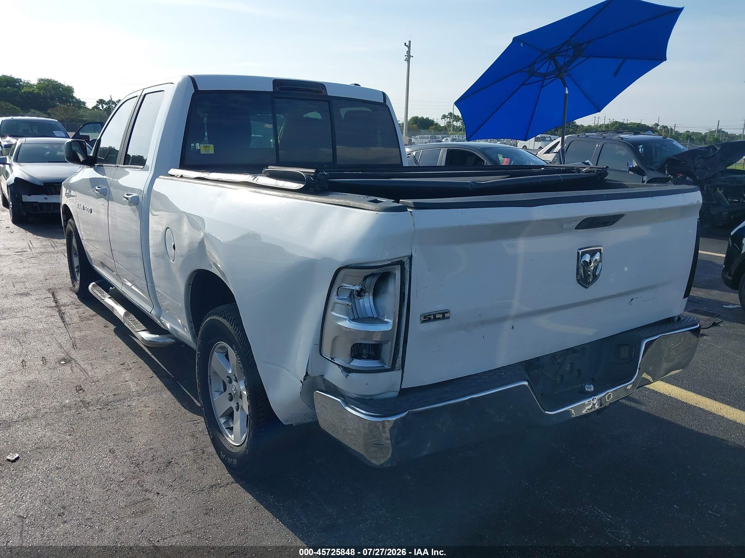 2011 Ram Ram 1500 Slt White vin: 1D7RB1GP6BS533302