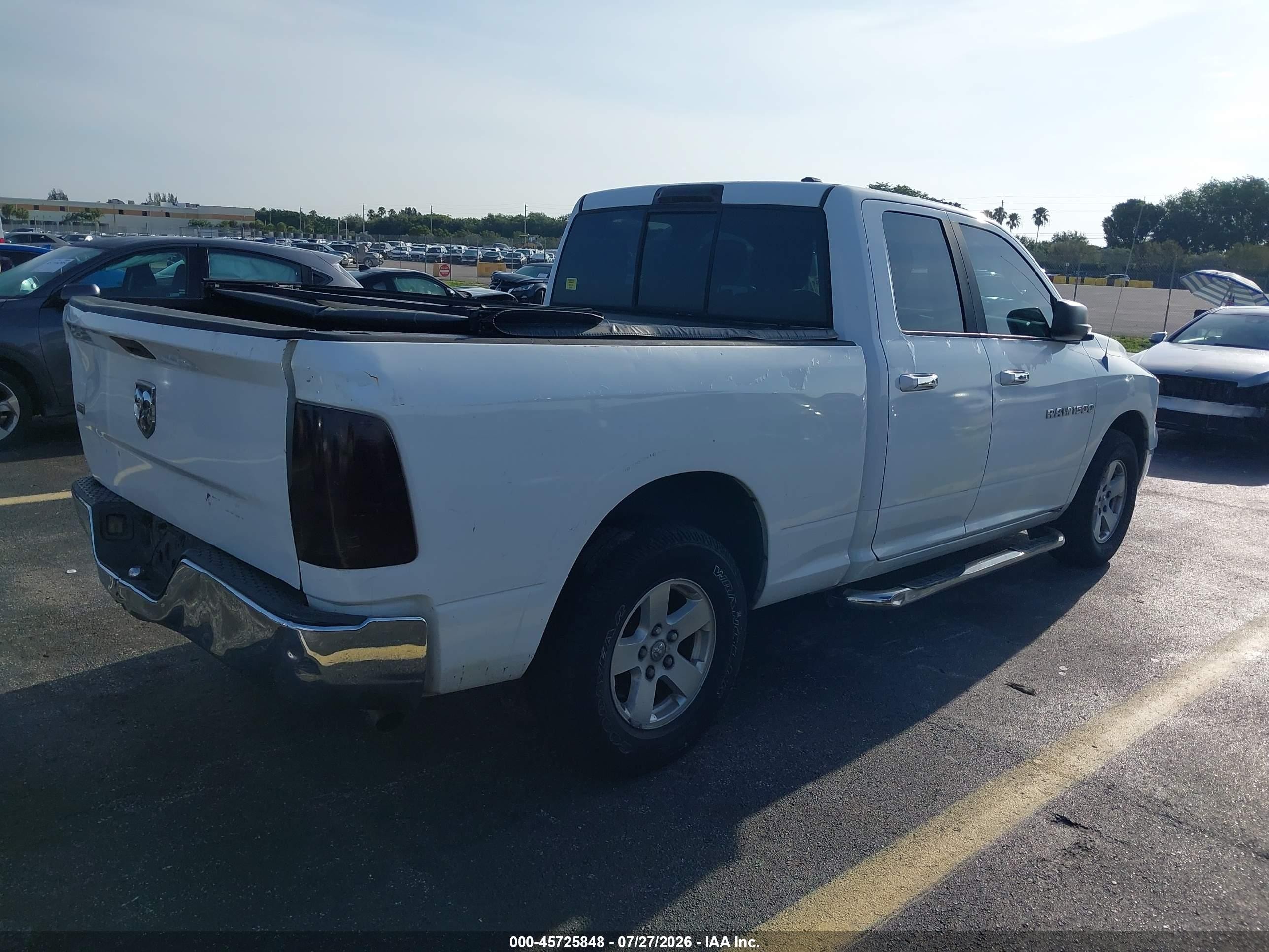 2011 Ram Ram 1500 Slt White vin: 1D7RB1GP6BS533302