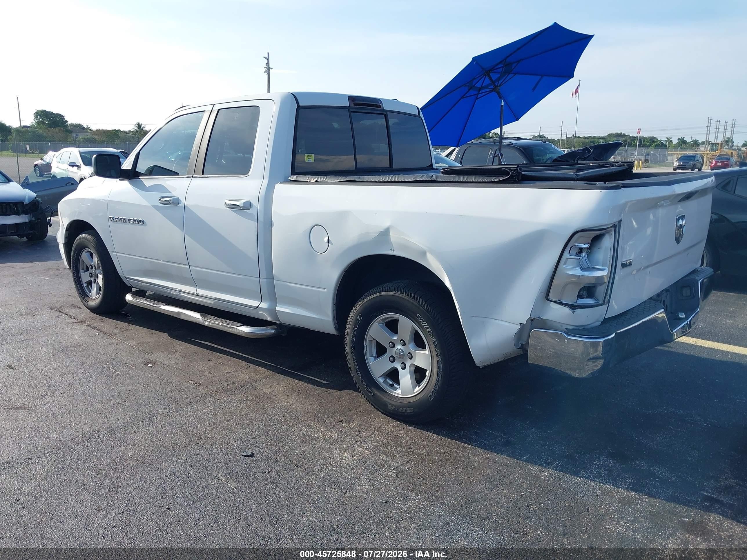 2011 Ram Ram 1500 Slt White vin: 1D7RB1GP6BS533302