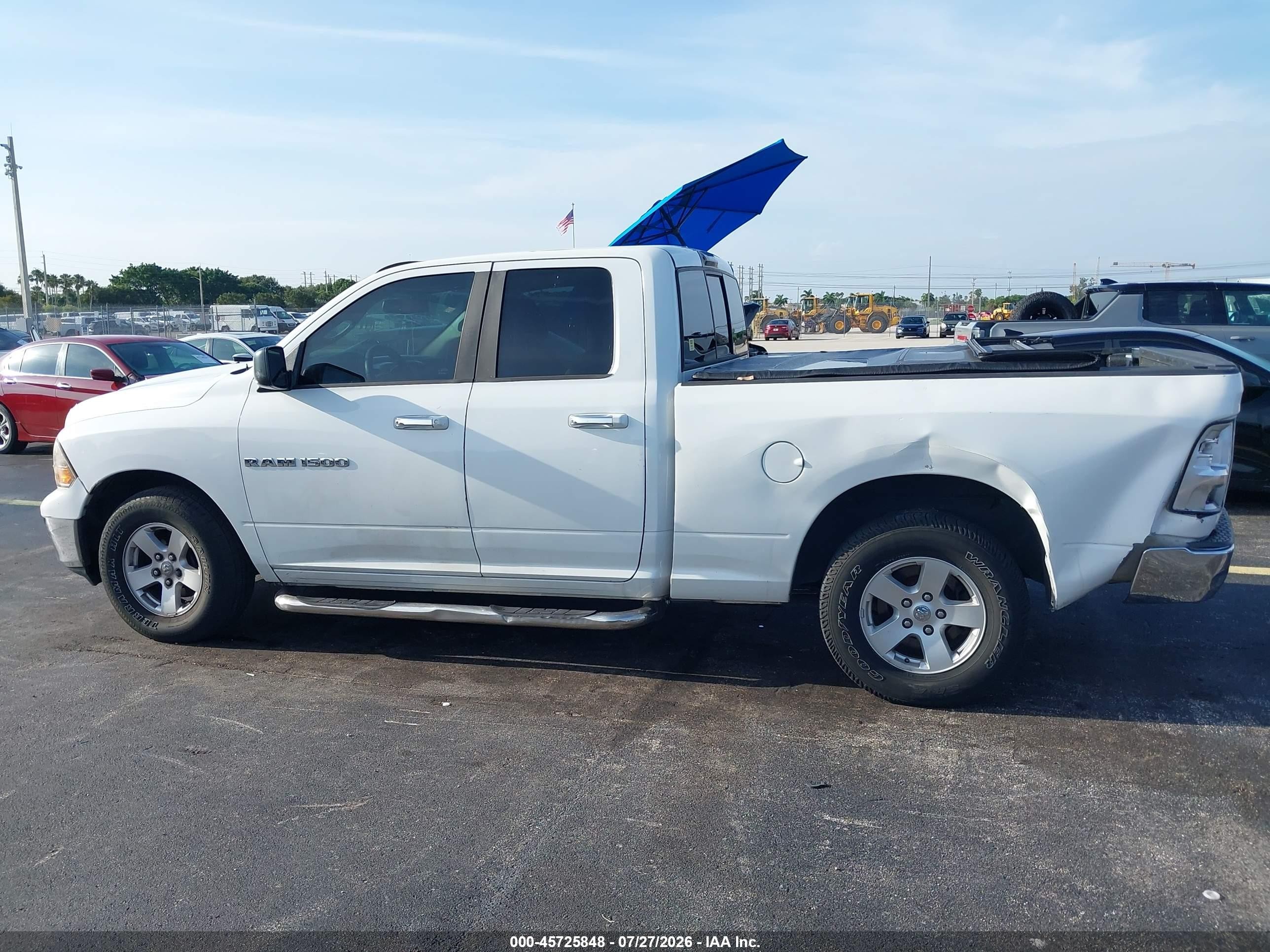 2011 Ram Ram 1500 Slt White vin: 1D7RB1GP6BS533302