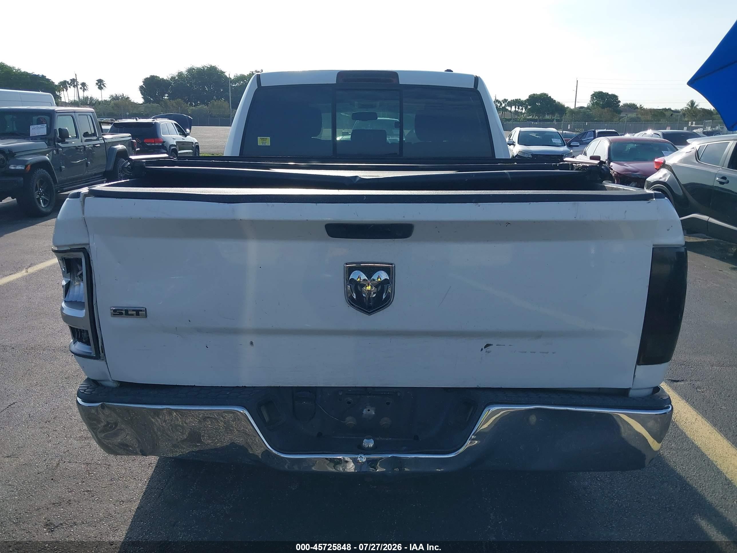 2011 Ram Ram 1500 Slt White vin: 1D7RB1GP6BS533302