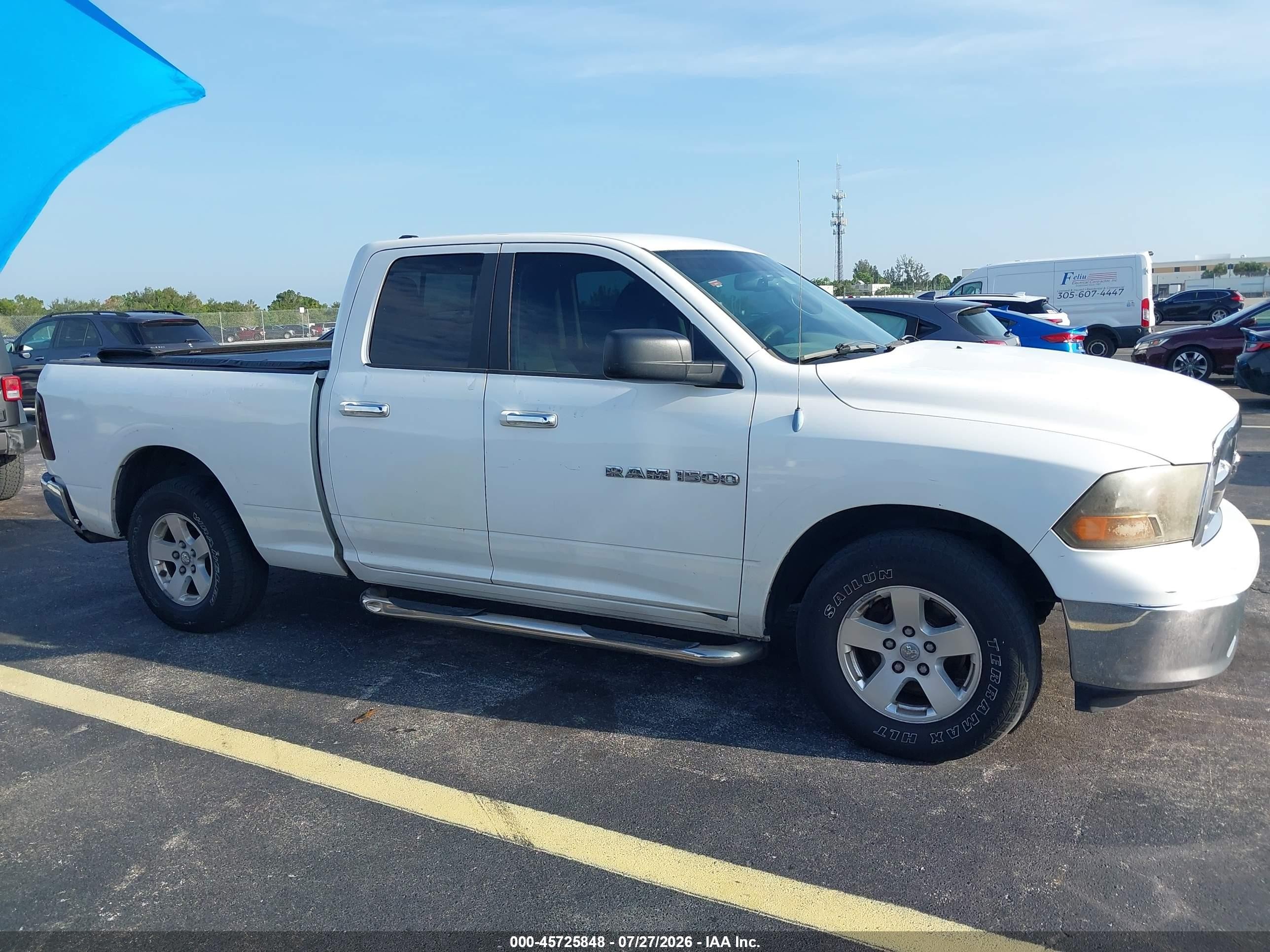 2011 Ram Ram 1500 Slt White vin: 1D7RB1GP6BS533302
