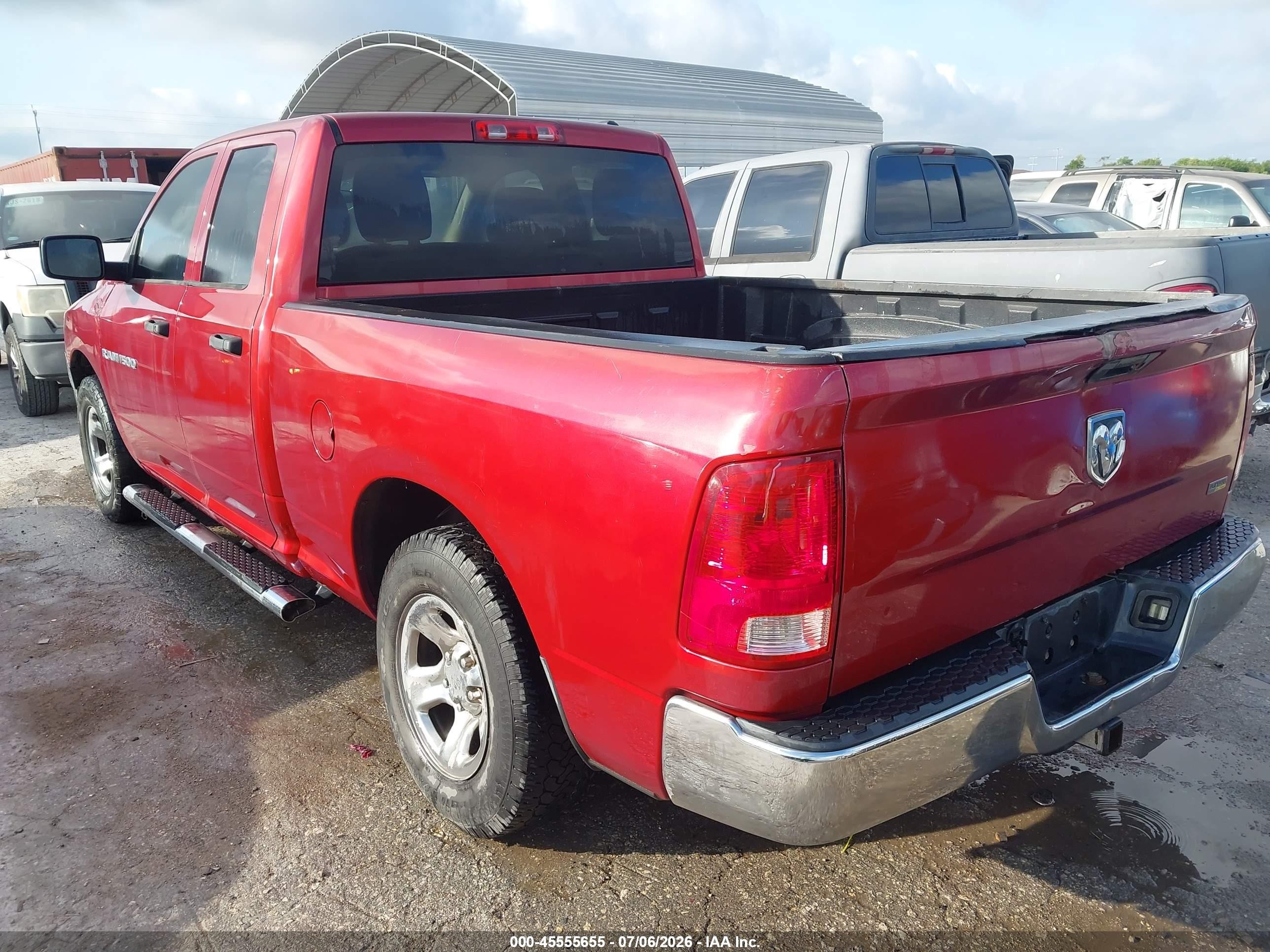 2011 Ram Ram 1500 St Красный vin: 1D7RB1GP7BS615166