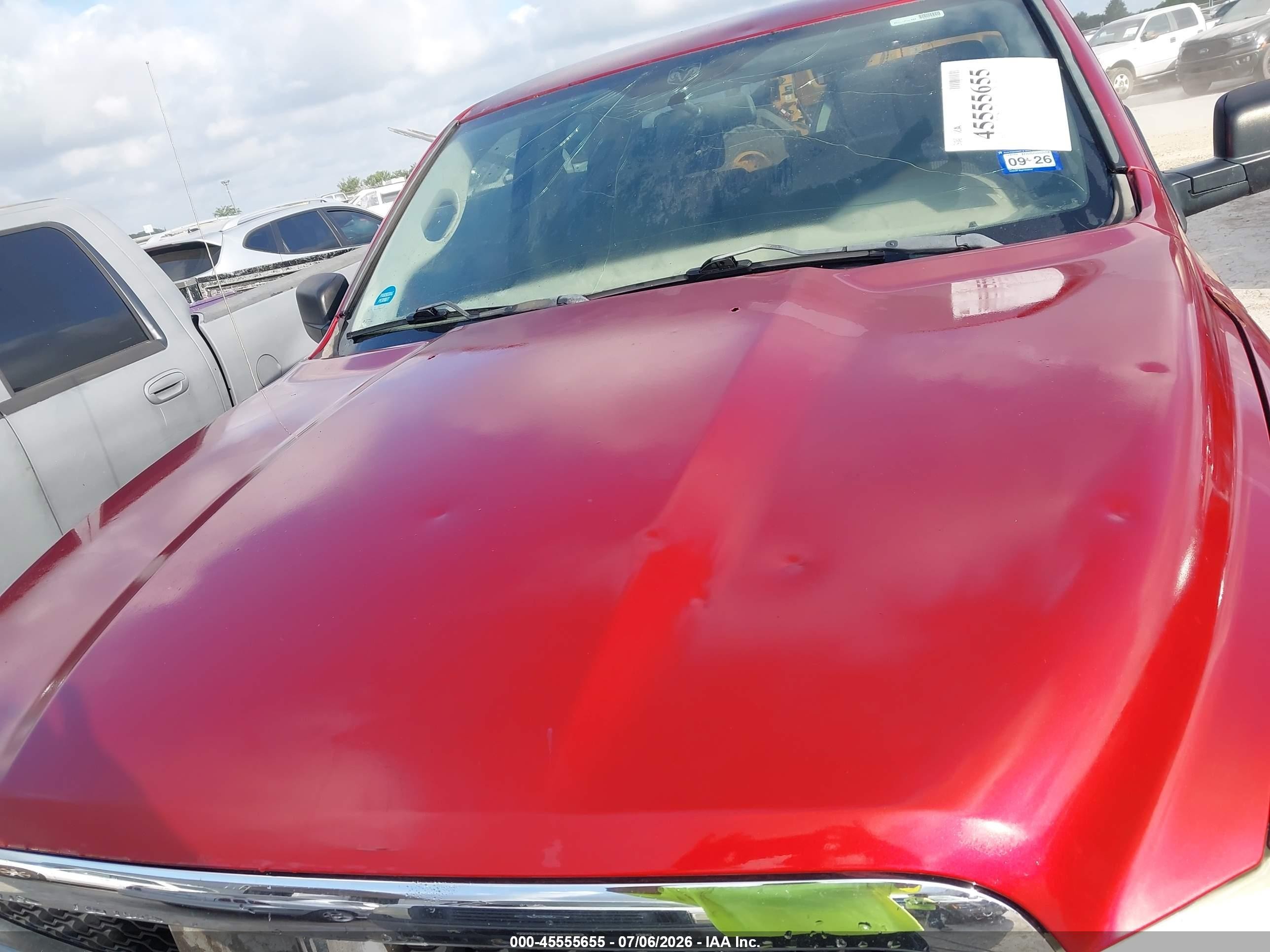 2011 Ram Ram 1500 St Красный vin: 1D7RB1GP7BS615166