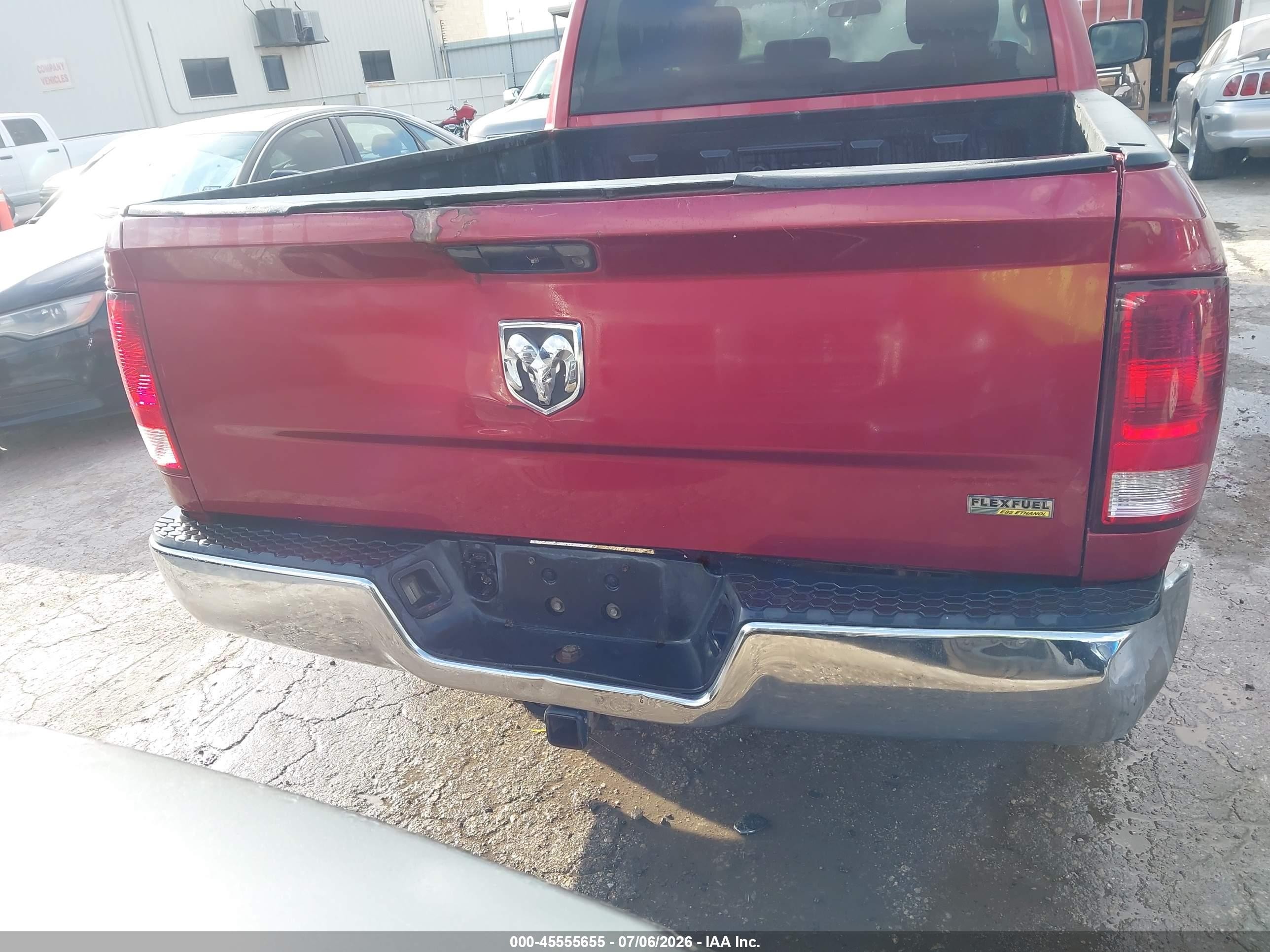 2011 Ram Ram 1500 St Красный vin: 1D7RB1GP7BS615166