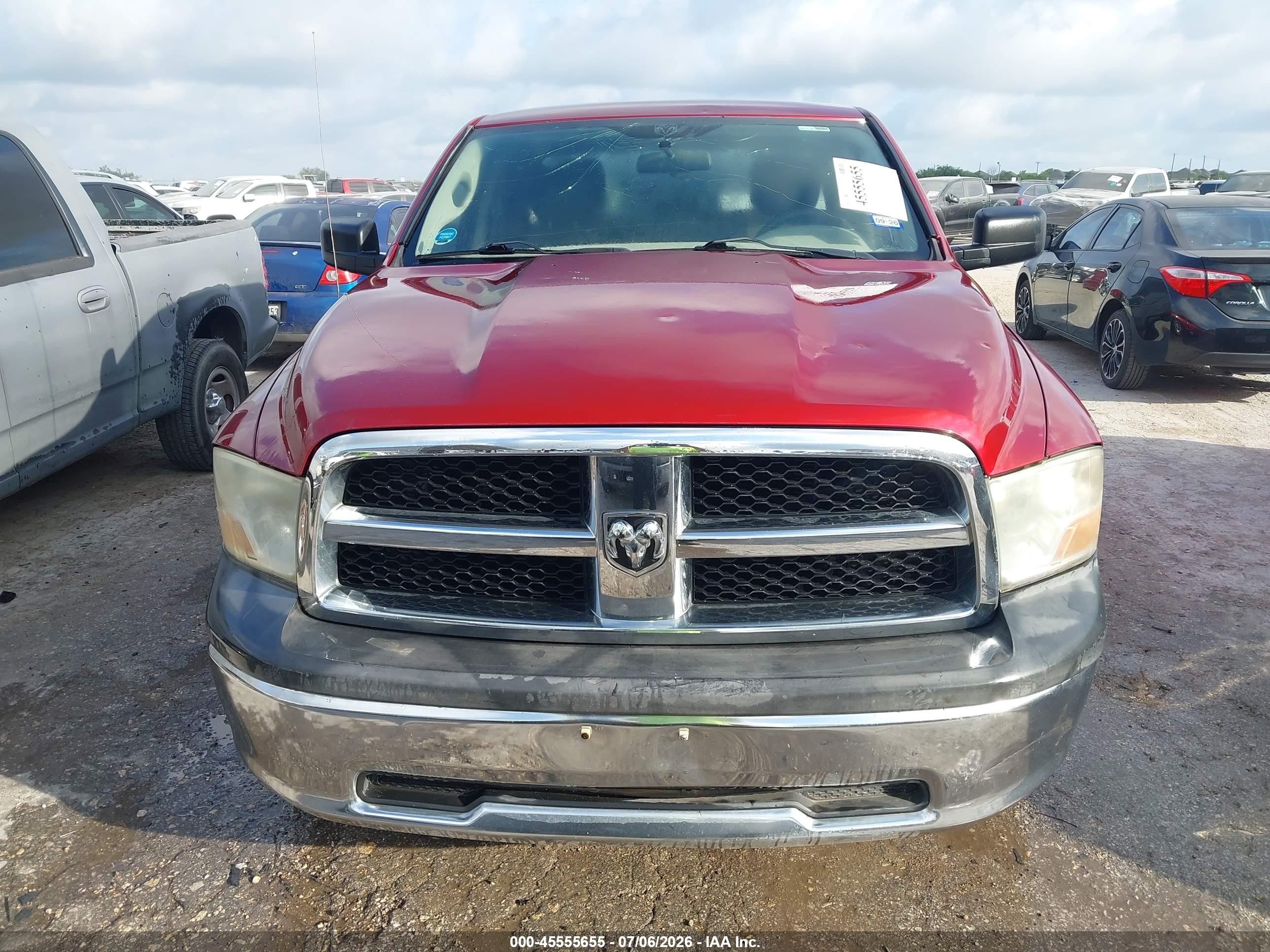 2011 Ram Ram 1500 St Красный vin: 1D7RB1GP7BS615166