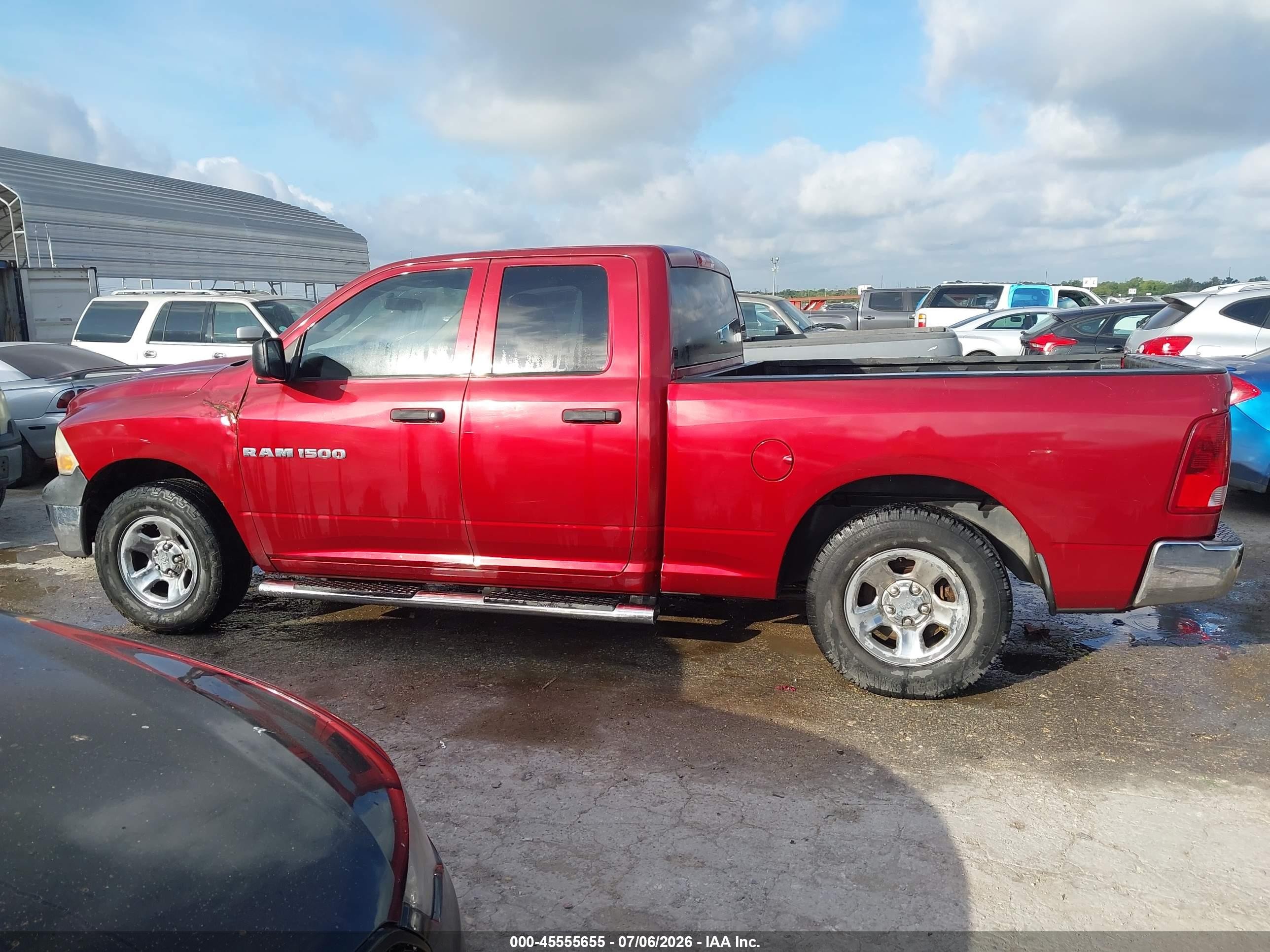 2011 Ram Ram 1500 St Красный vin: 1D7RB1GP7BS615166