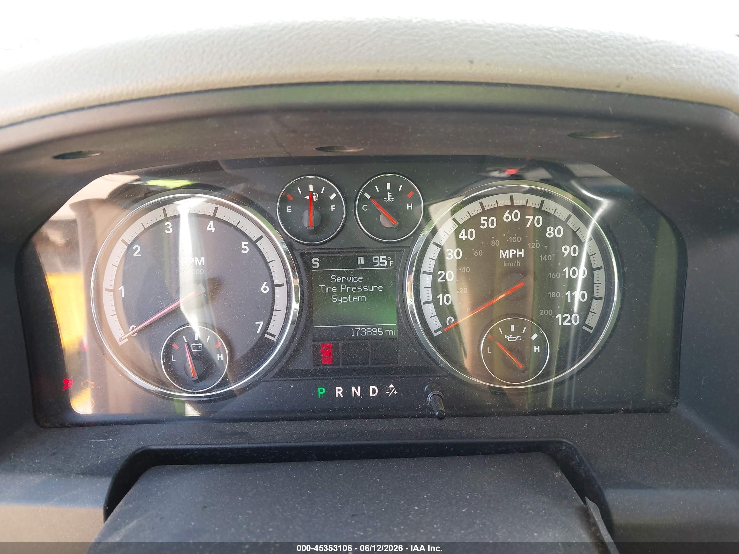 2011 Ram Ram 1500 Slt Black vin: 1D7RB1GP9BS504859