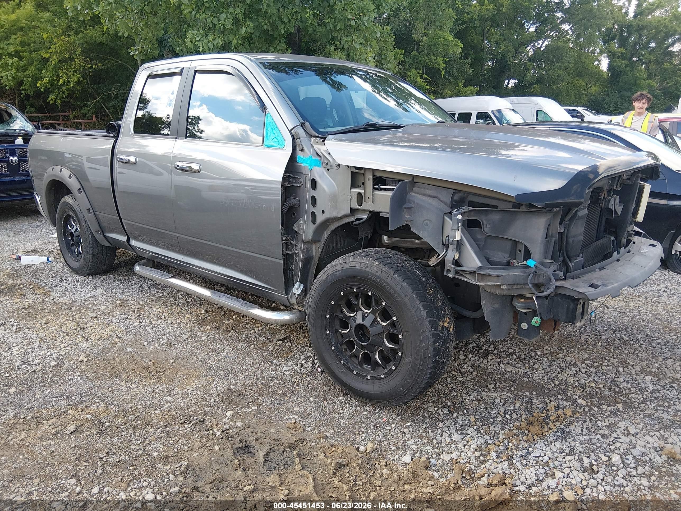 2011 Ram Ram 1500 Slt Gray vin: 1D7RB1GPXBS520326
