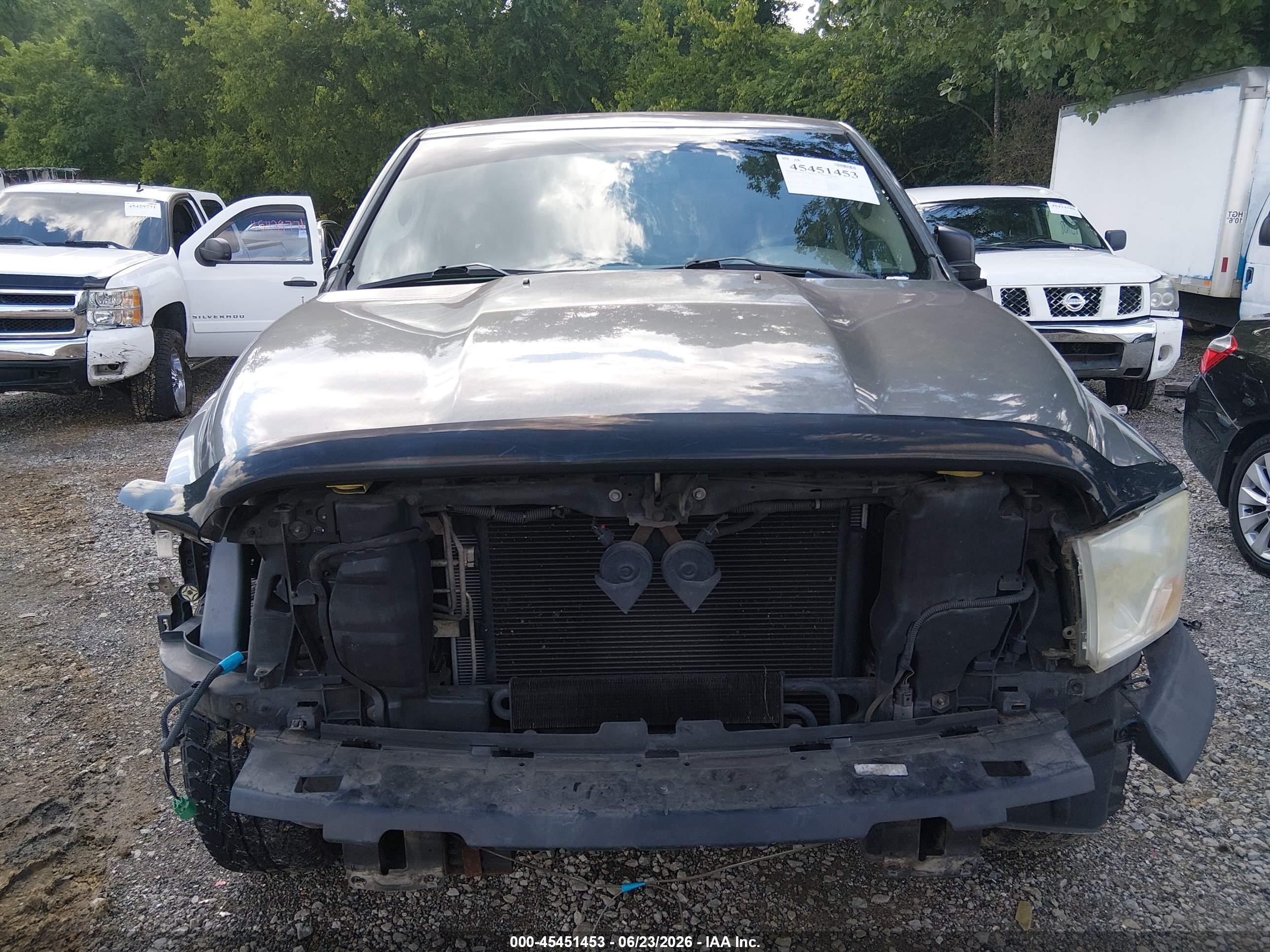 2011 Ram Ram 1500 Slt Gray vin: 1D7RB1GPXBS520326