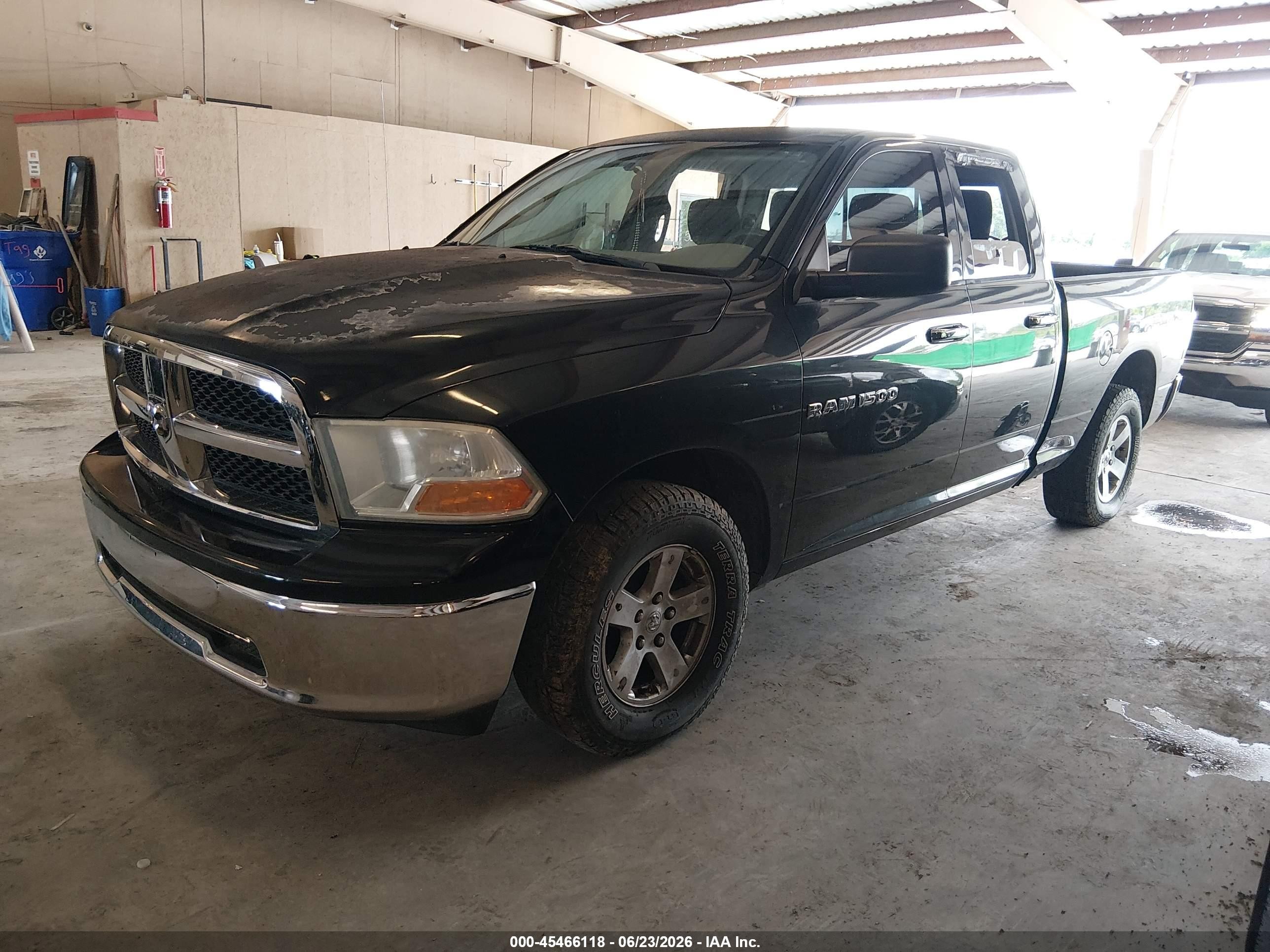 2011 Ram Ram 1500 Slt Black vin: 1D7RB1GPXBS547459