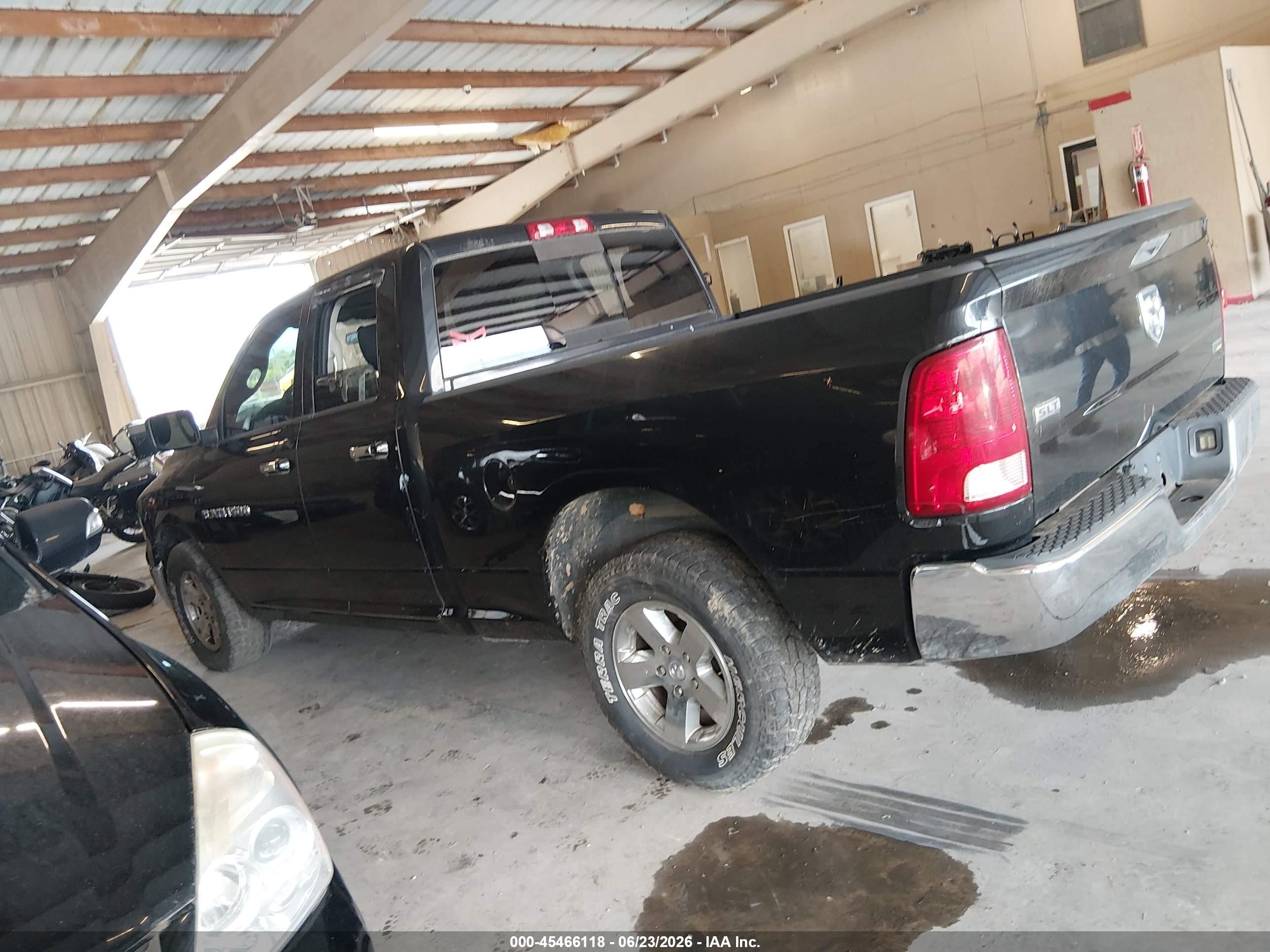 2011 Ram Ram 1500 Slt Black vin: 1D7RB1GPXBS547459