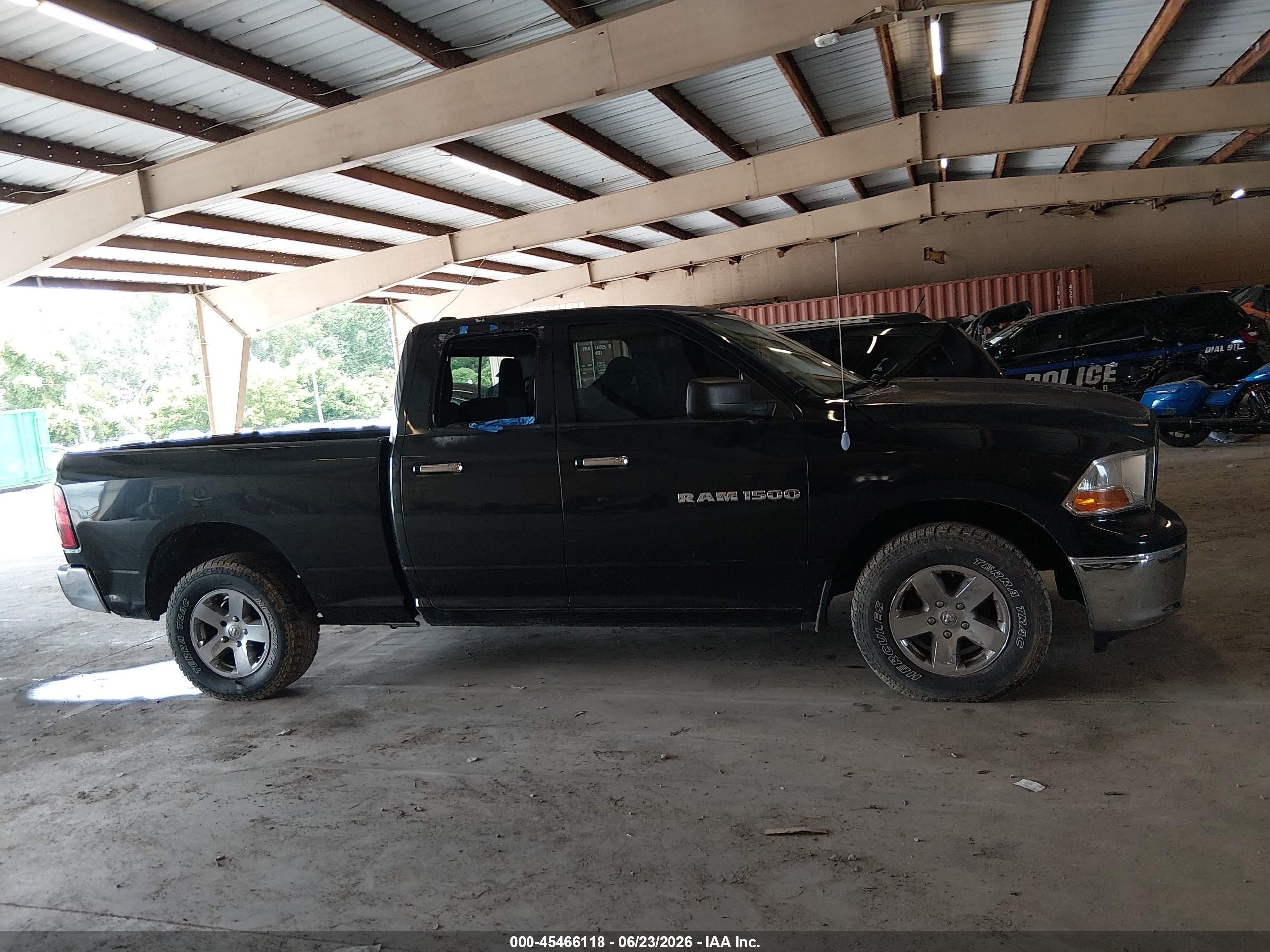 2011 Ram Ram 1500 Slt Black vin: 1D7RB1GPXBS547459