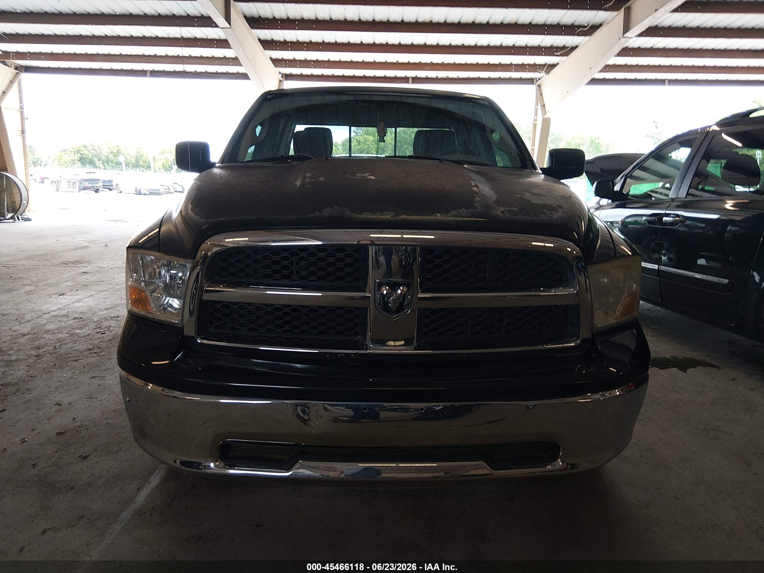 2011 Ram Ram 1500 Slt Black vin: 1D7RB1GPXBS547459