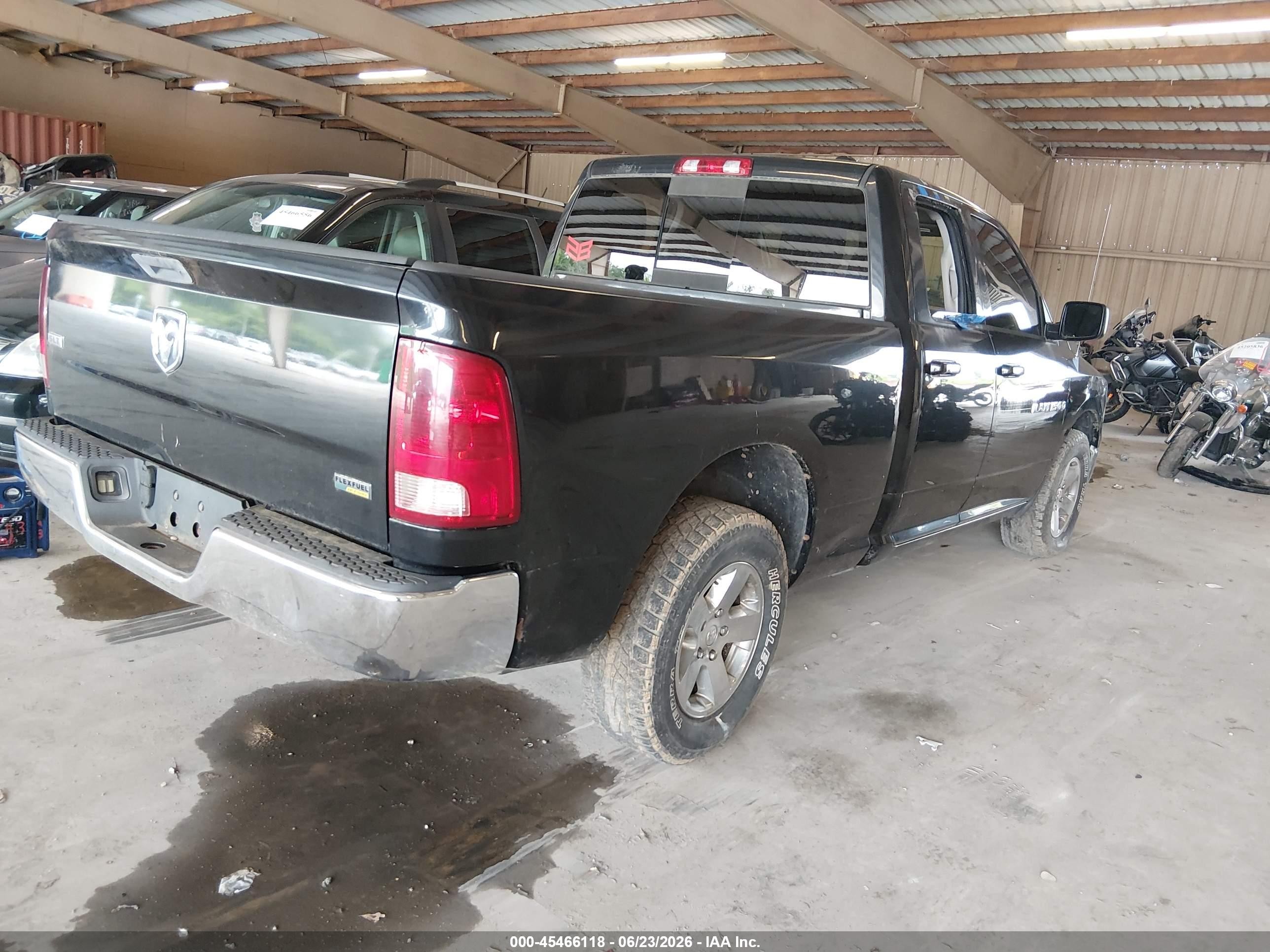 2011 Ram Ram 1500 Slt Black vin: 1D7RB1GPXBS547459