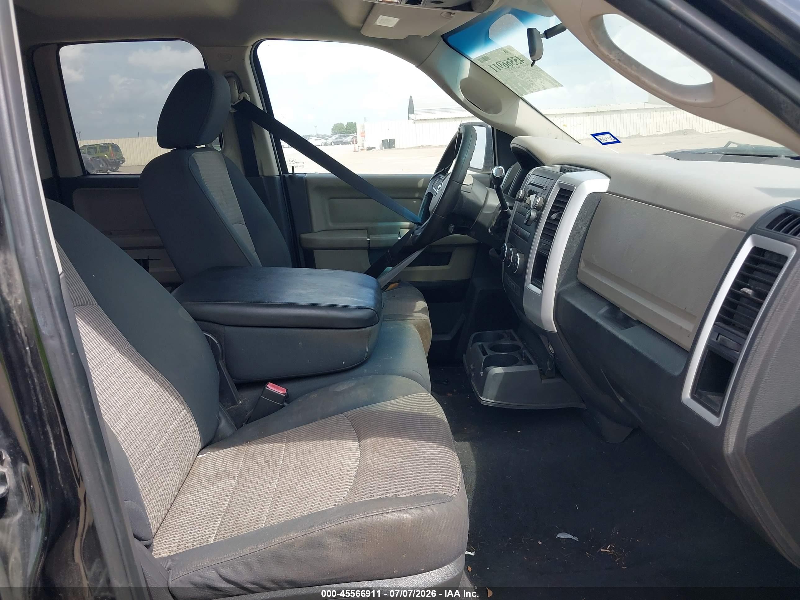 2011 Ram Ram 1500 Slt Черный vin: 1D7RB1GPXBS608874