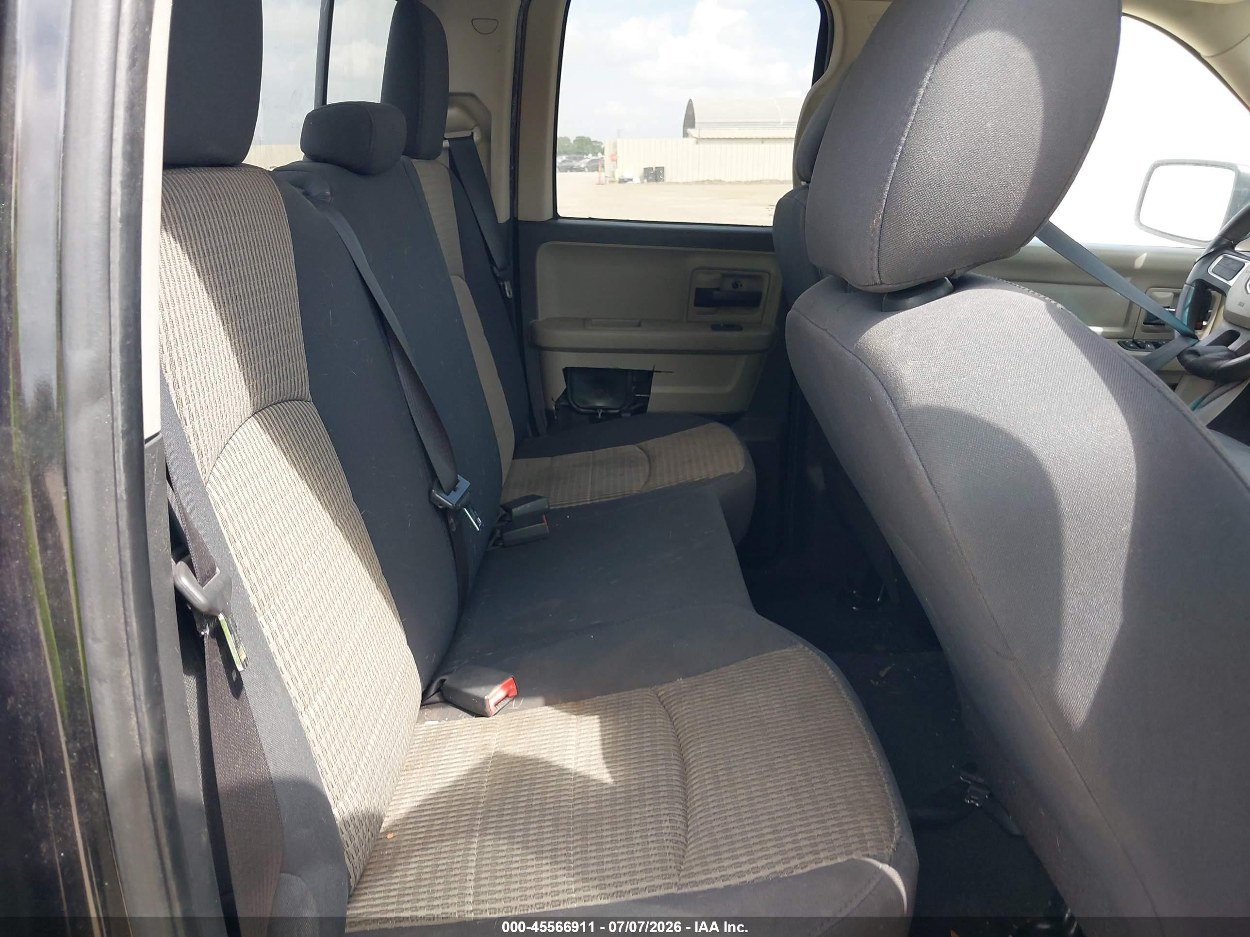 2011 Ram Ram 1500 Slt Черный vin: 1D7RB1GPXBS608874