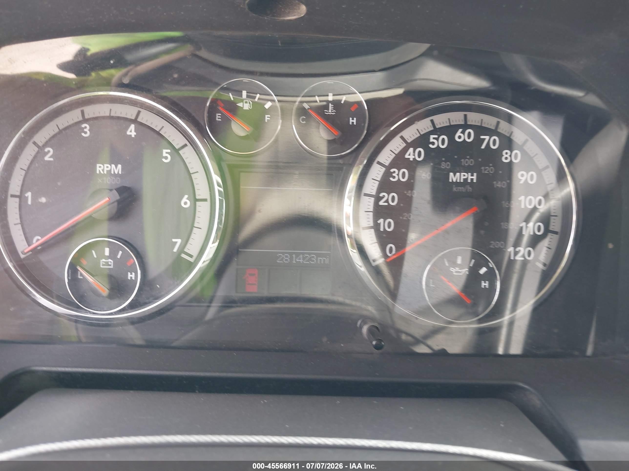 2011 Ram Ram 1500 Slt Черный vin: 1D7RB1GPXBS608874
