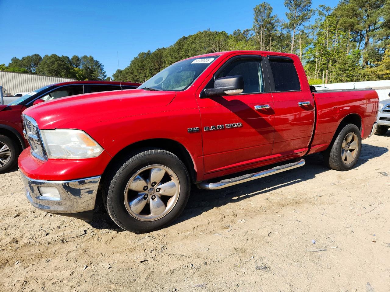 2011 Dodge Ram 1500 Red vin: 1D7RB1GT0BS500583