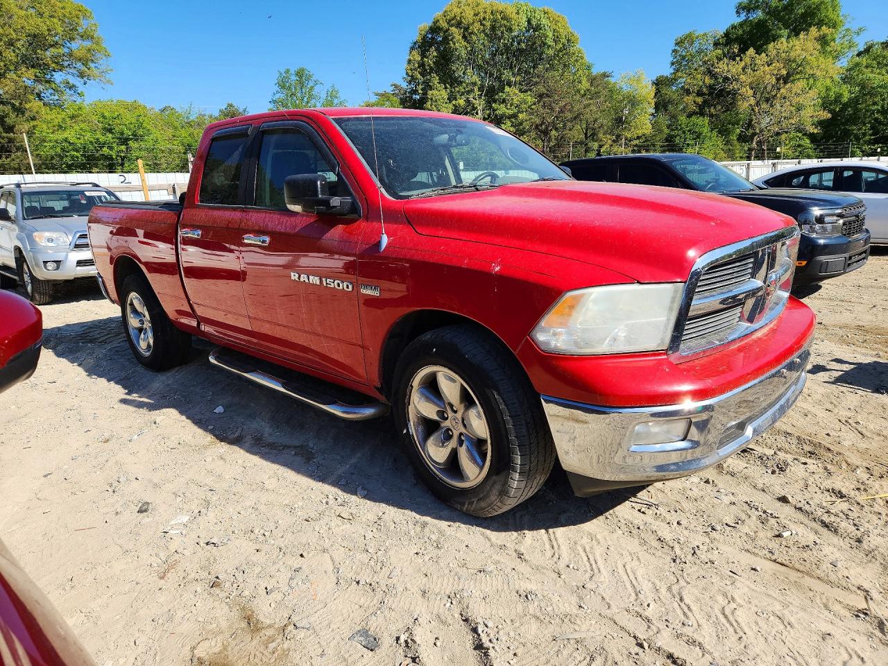 2011 Dodge Ram 1500 Red vin: 1D7RB1GT0BS500583