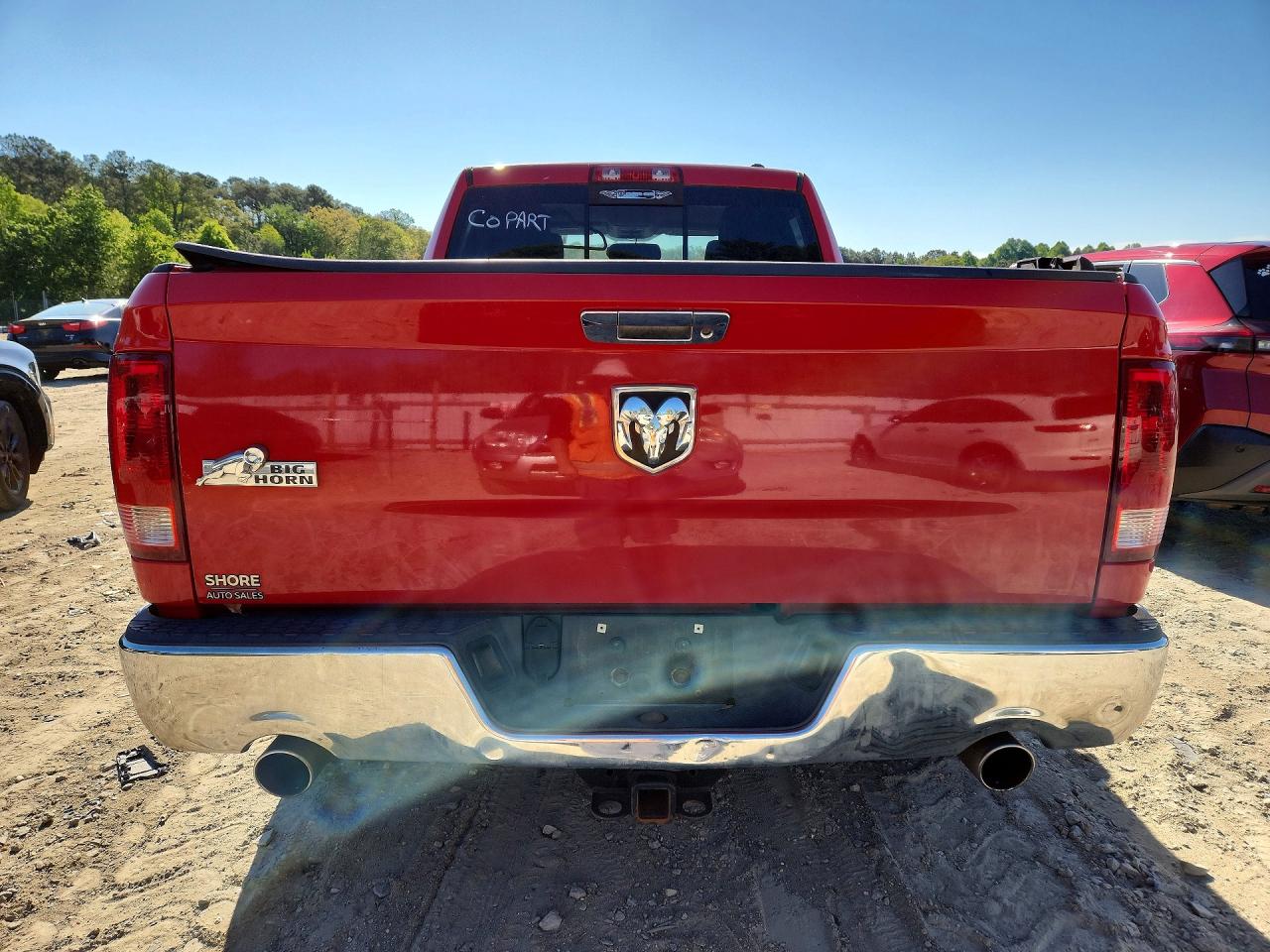2011 Dodge Ram 1500 Red vin: 1D7RB1GT0BS500583