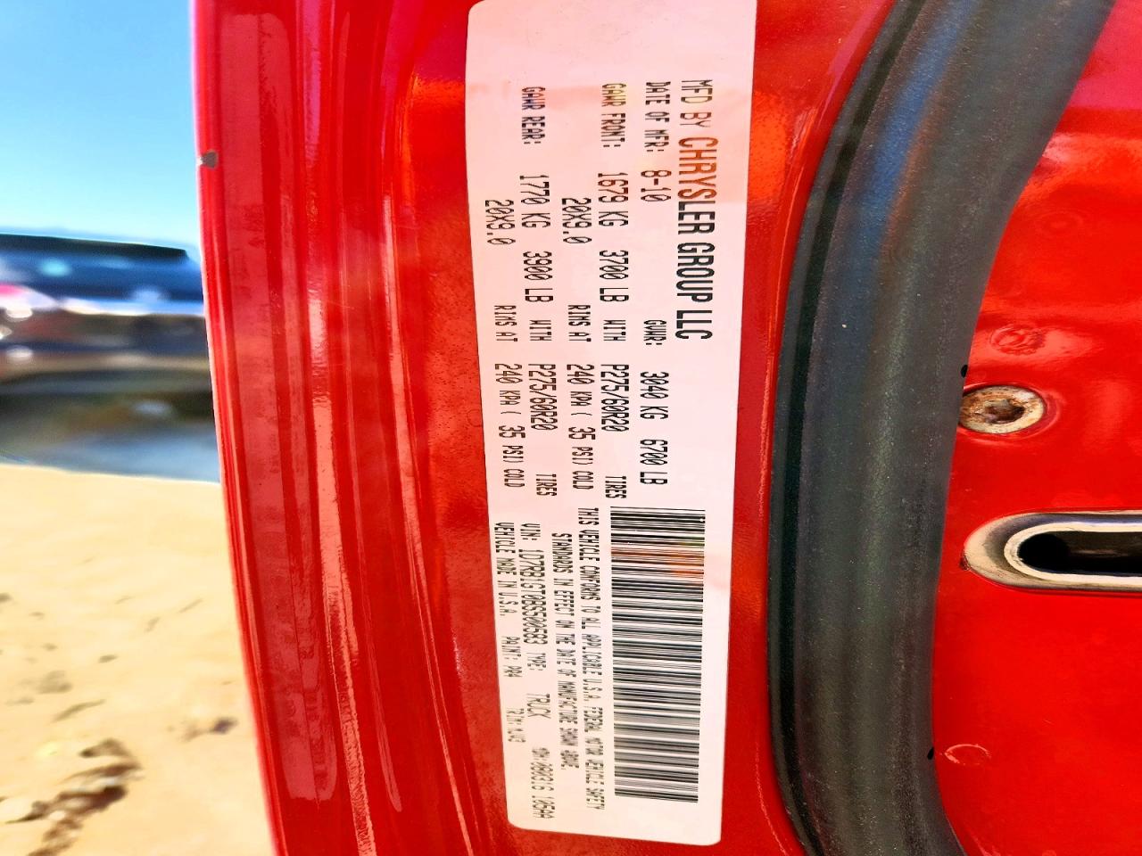 2011 Dodge Ram 1500 Red vin: 1D7RB1GT0BS500583