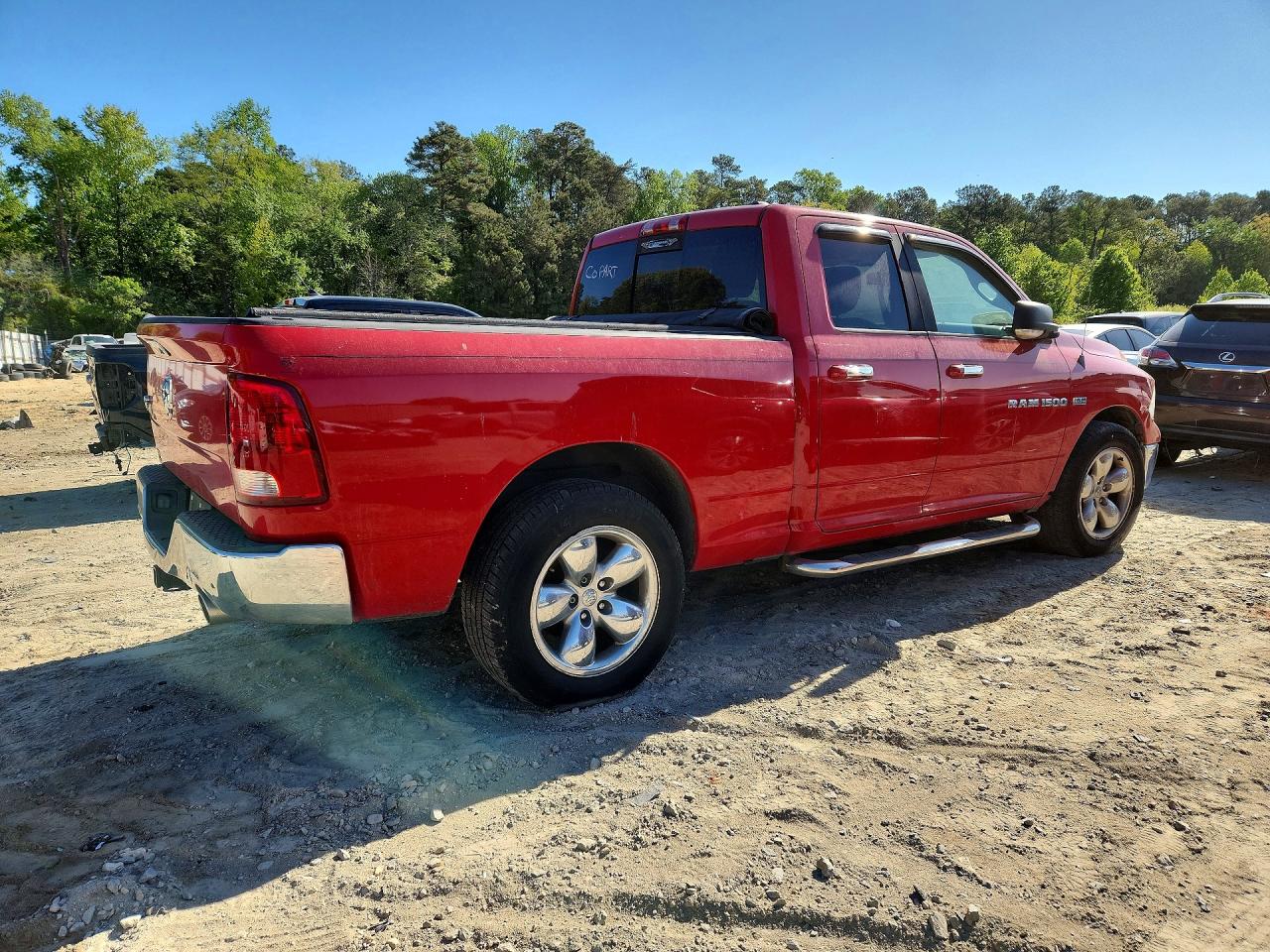 2011 Dodge Ram 1500 Red vin: 1D7RB1GT0BS500583