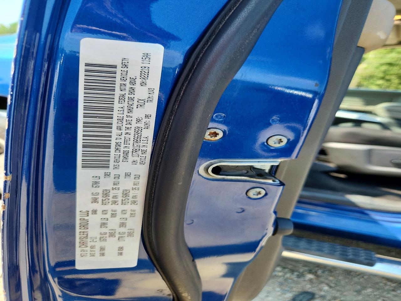 2011 Dodge Ram 1500 Blue vin: 1D7RB1GT0BS620920