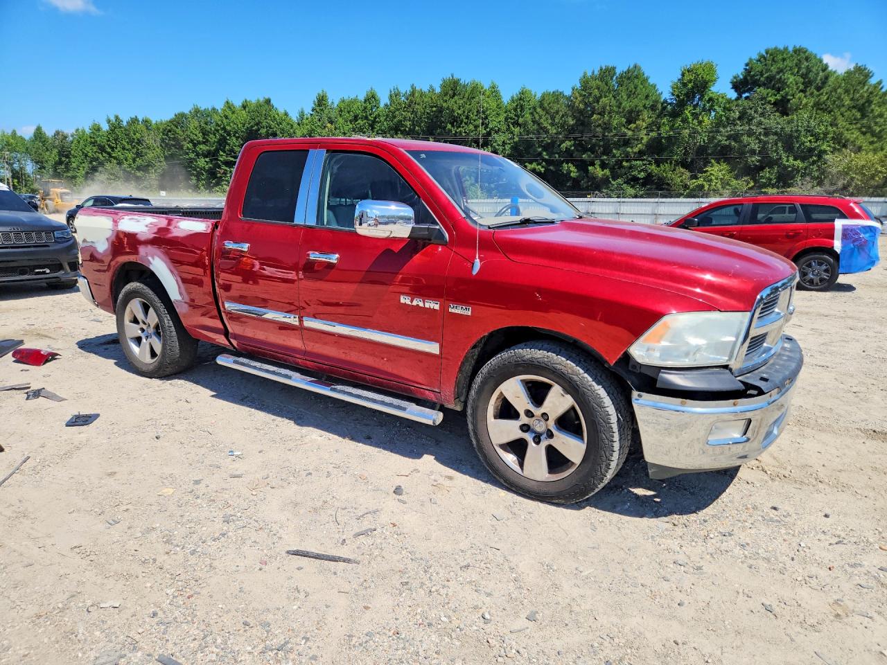 2010 Dodge 1500 Ram V Red vin: 1D7RB1GT1AS106184