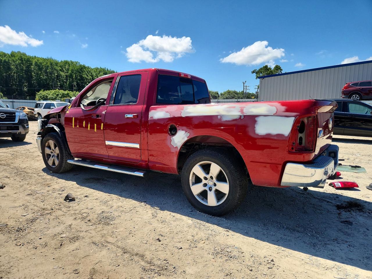 2010 Dodge 1500 Ram V Red vin: 1D7RB1GT1AS106184