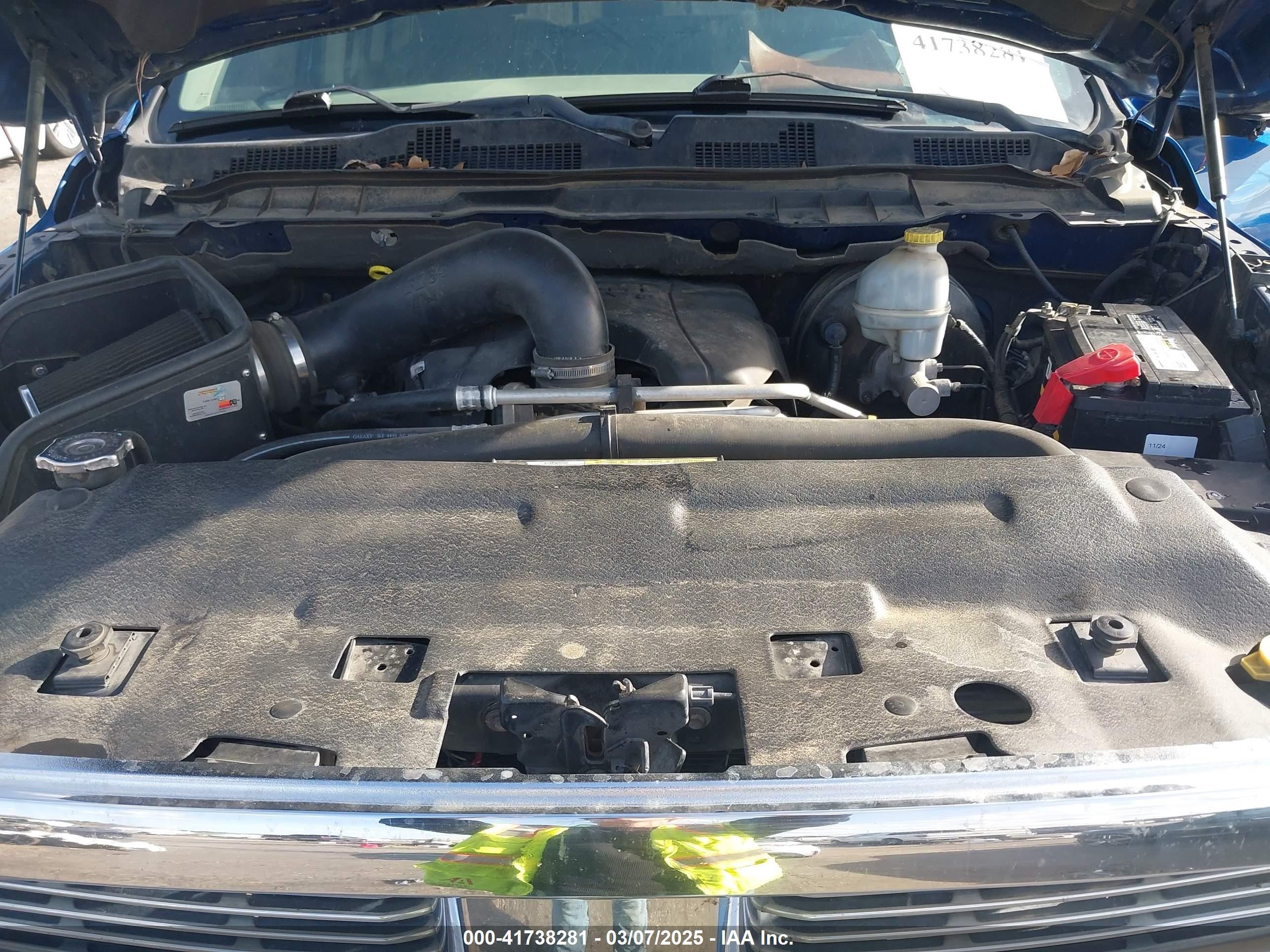 2011 Ram Ram 1500 Slt Синий vin: 1D7RB1GT1BS635636
