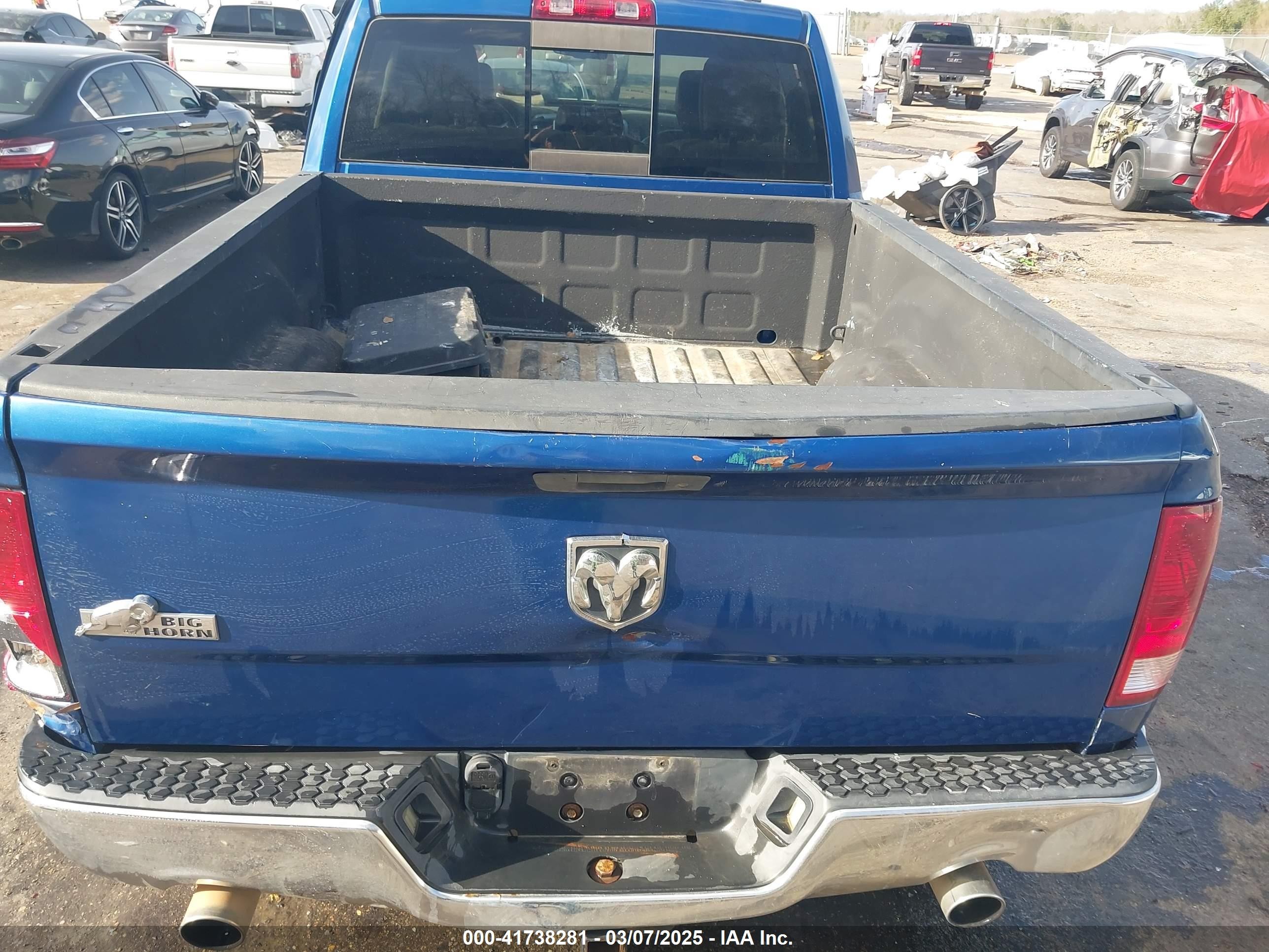 2011 Ram Ram 1500 Slt Синий vin: 1D7RB1GT1BS635636