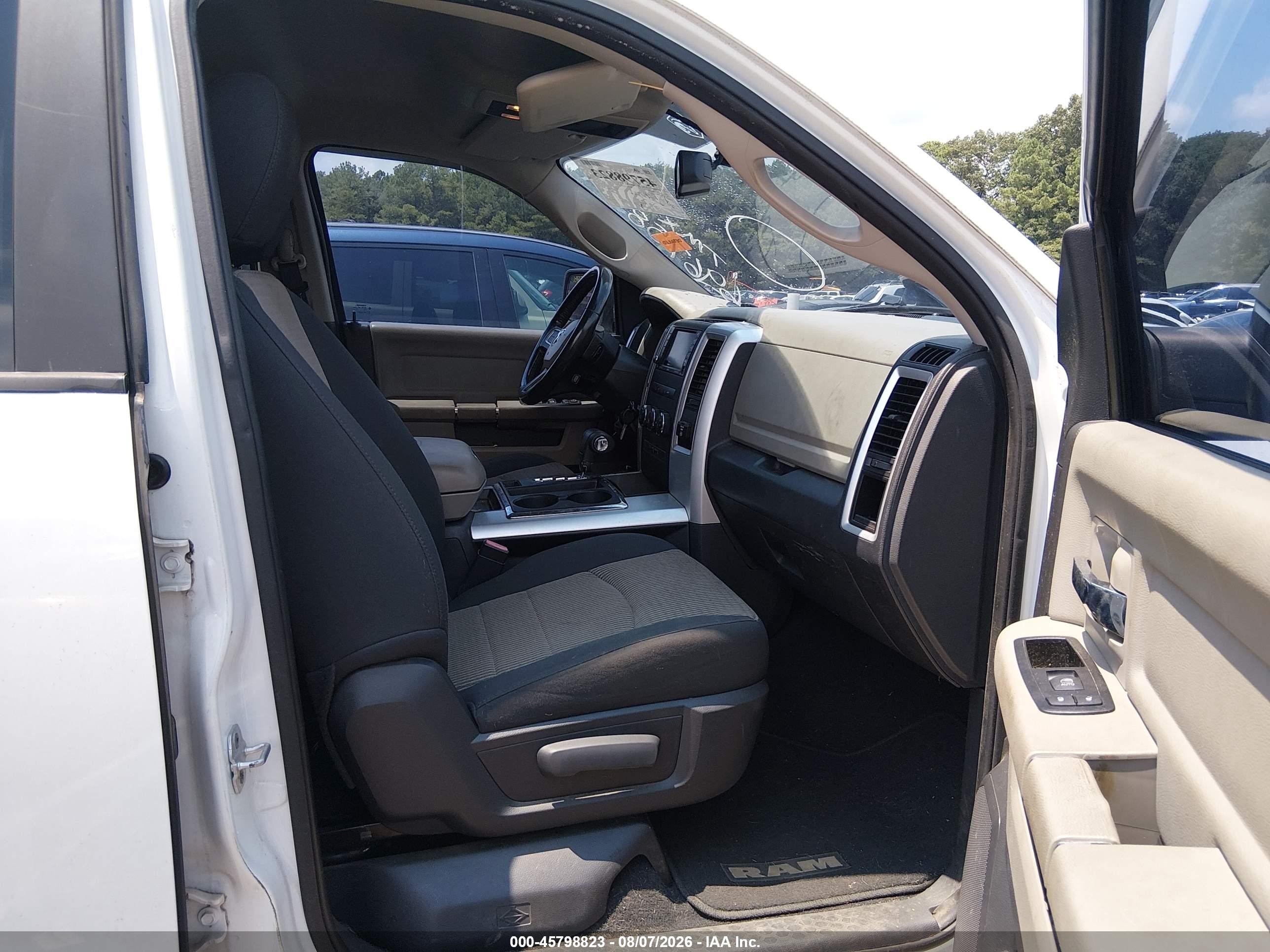 2011 Ram Ram 1500 Slt White vin: 1D7RB1GT1BS696758