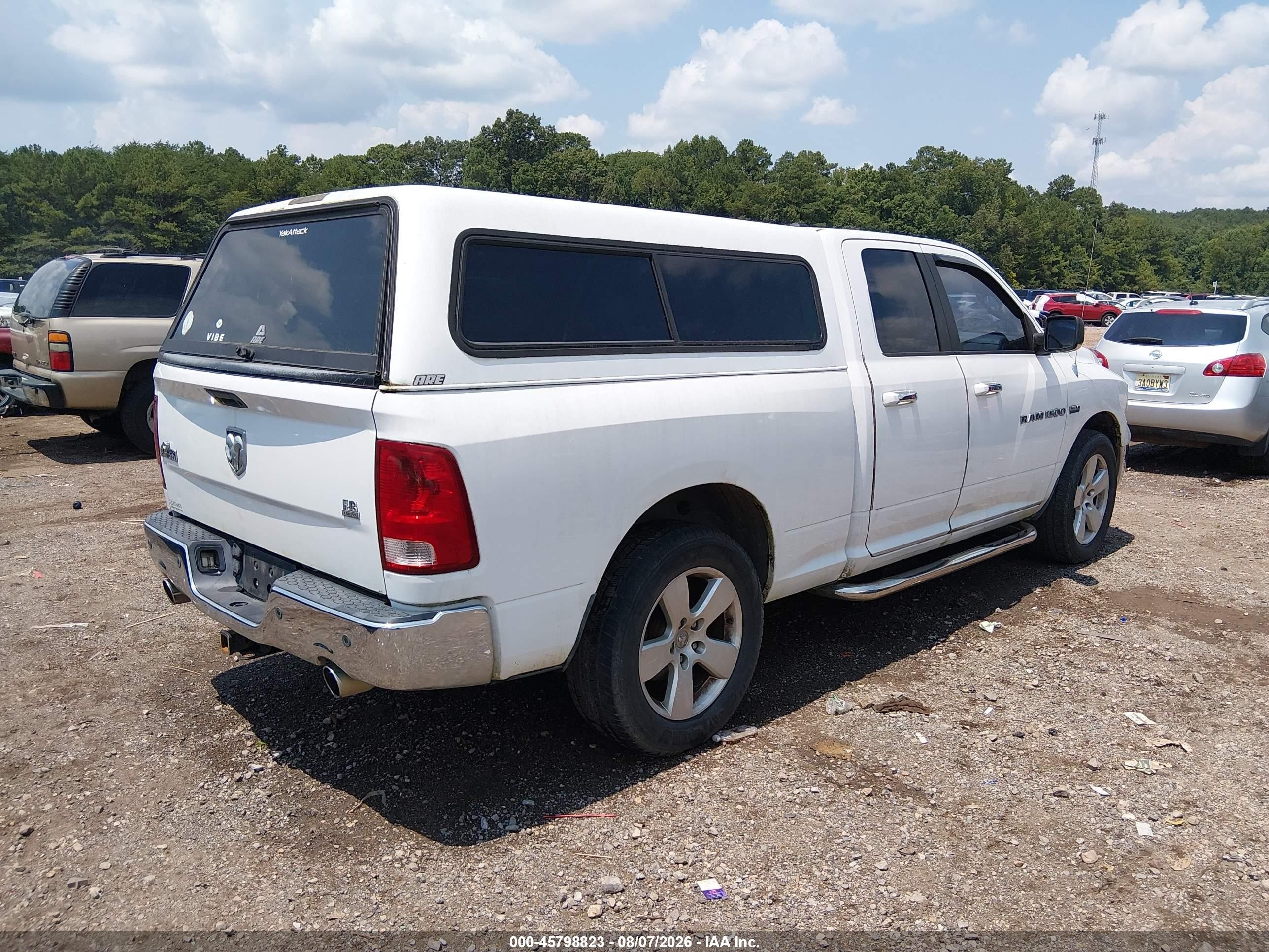 2011 Ram Ram 1500 Slt White vin: 1D7RB1GT1BS696758